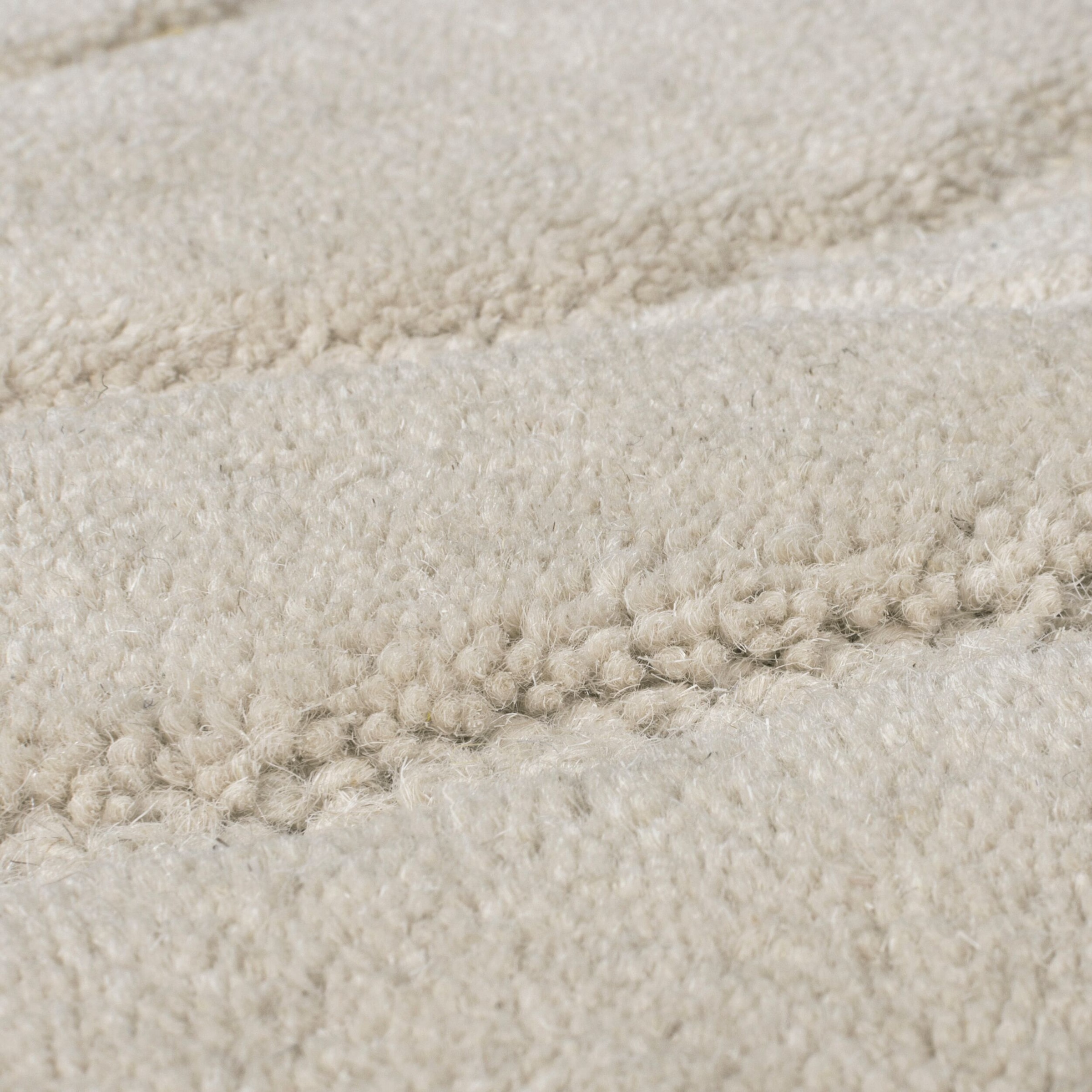 FLAIR RUGS Wollteppich »Mesmerise«, rechteckig, 14 mm Höhe, Wollteppich mit Hoch-Tief Effekt