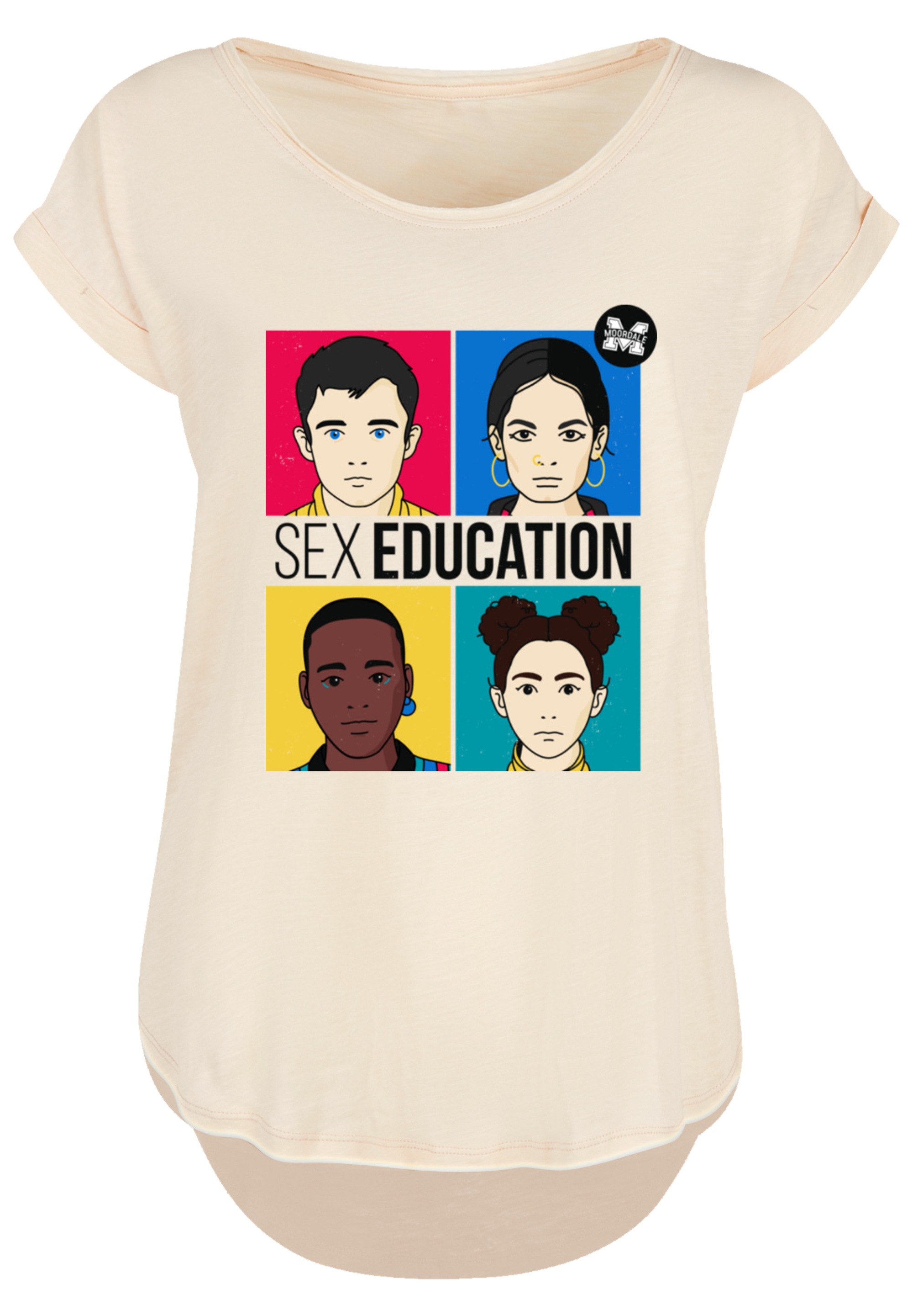 F4NT4STIC T-Shirt »Sex Education Teen Illustrated Netflix TV Series«, Premium Qualität