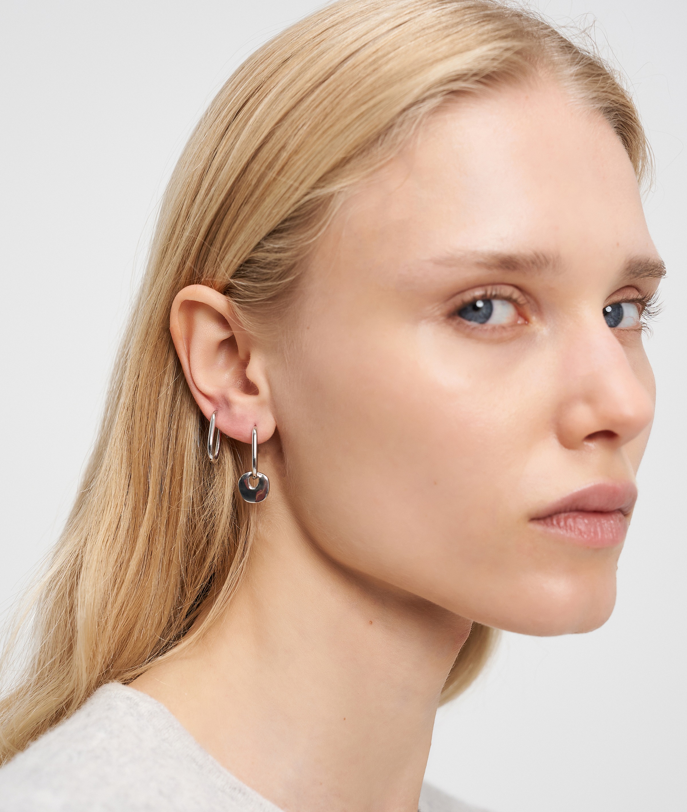 Liebeskind Berlin Paar Creolen »Schmuck Geschenk Ohrringe mit 2 abnehmbaren Einhängern Organics«