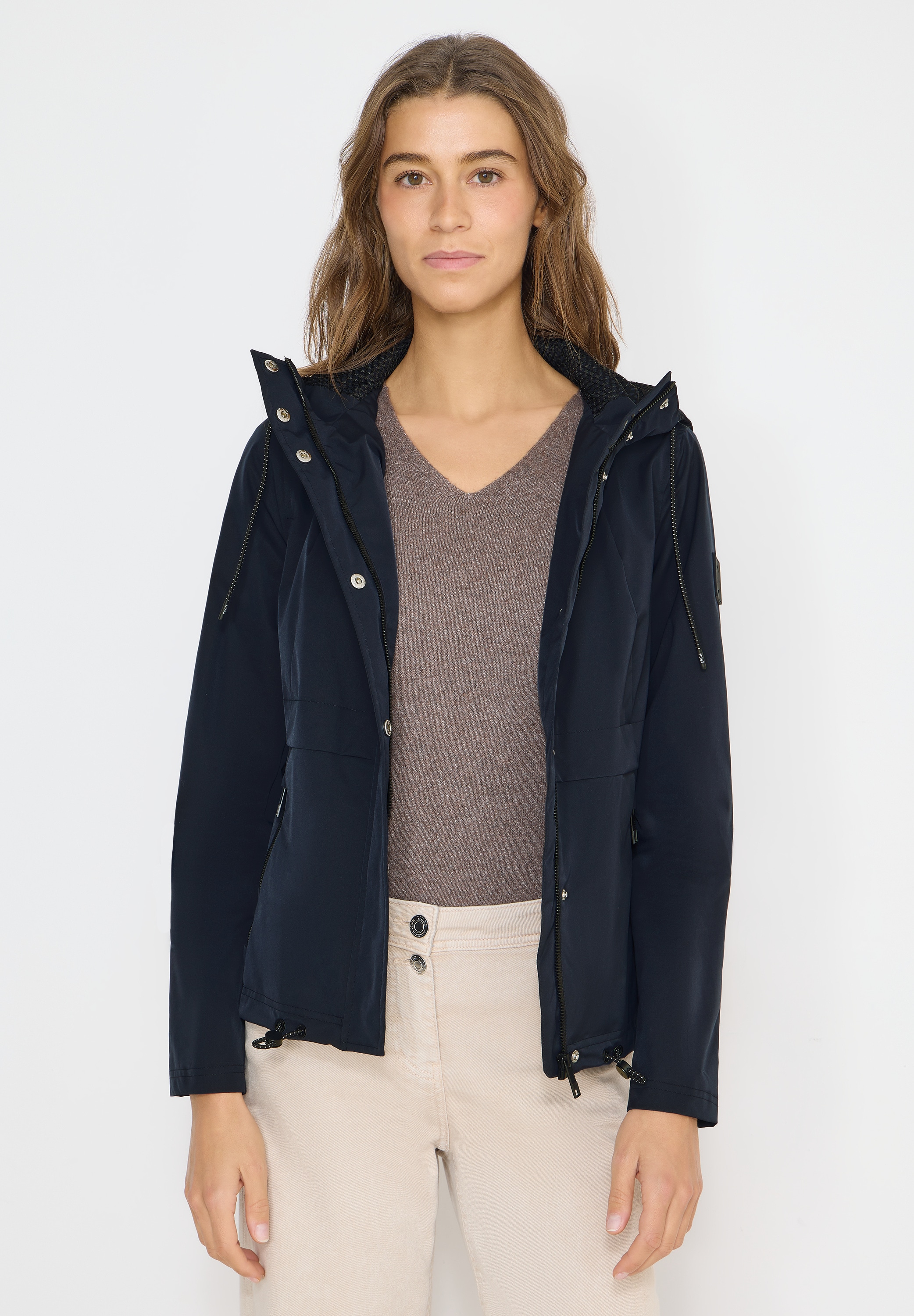 Cecil Windbreaker mit Kapuze mit Kapuze