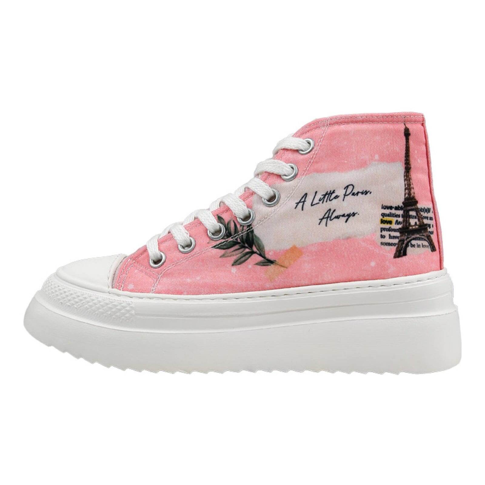 DOGO Sneaker "Fiora High-Top Sneaker A Little Paris Always Damen Sneaker" Handgefertigt