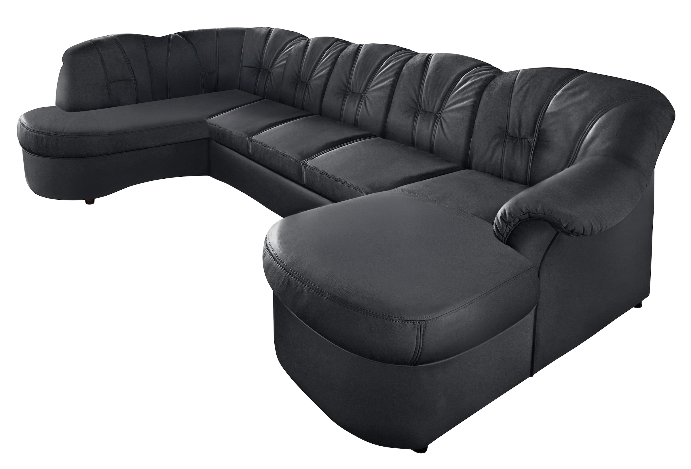 DOMO collection Wohnlandschaft "Flores auch in Leder-Bezug, B/T/H: 293/180/ günstig online kaufen