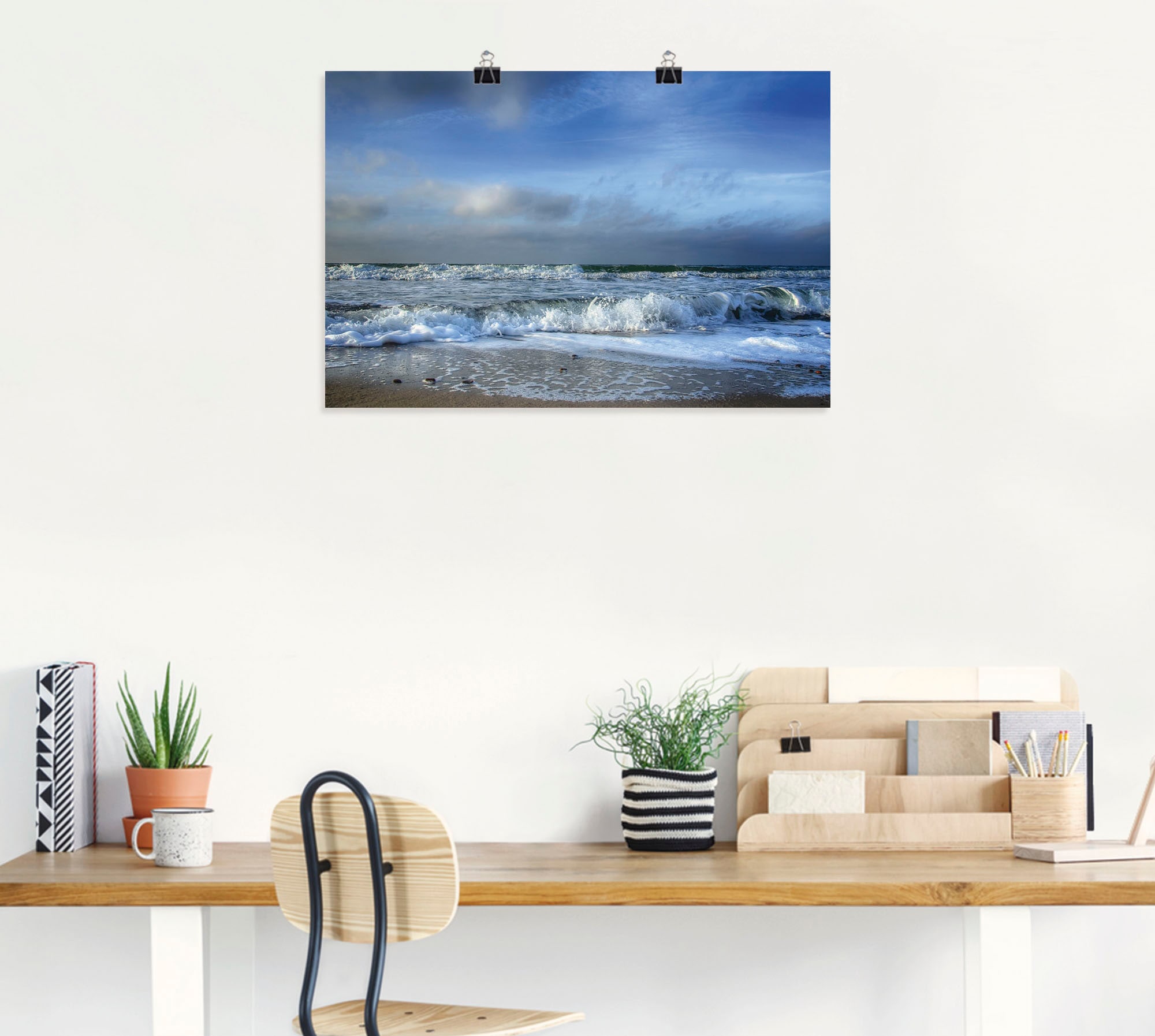 Artland Wandbild »Ostsee«, Strand, (1 St.), als Leinwandbild, Poster in verschied. Größen