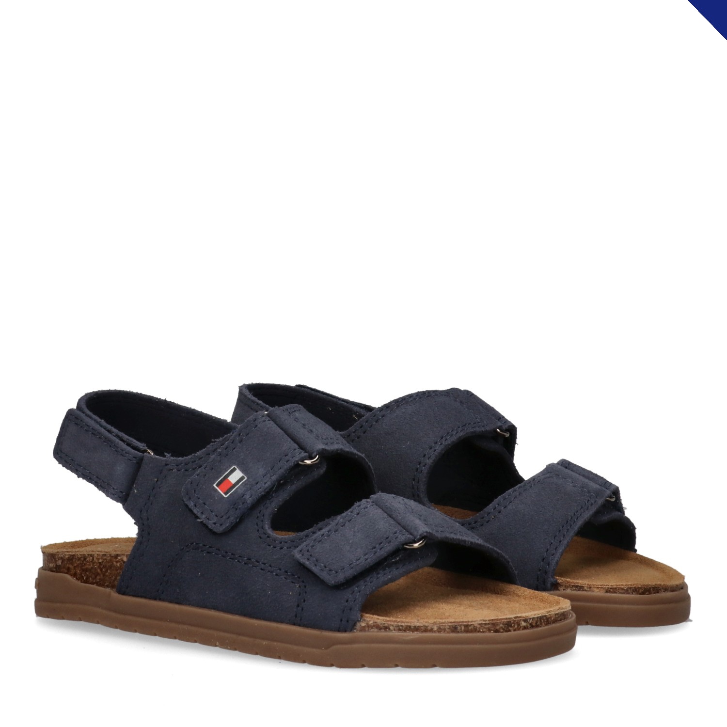 Tommy Hilfiger Barfußschuh, Sommerschuh mit drei regulierbaren Klettverschlüssen
