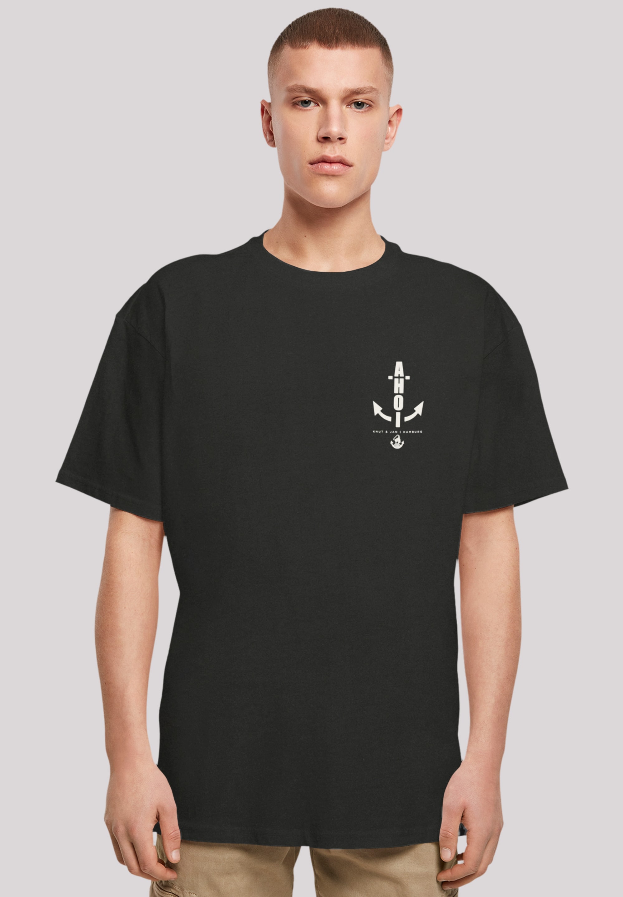 F4NT4STIC T-Shirt "Ahoi Anker Knut & Jan Hamburg", Print günstig online kaufen