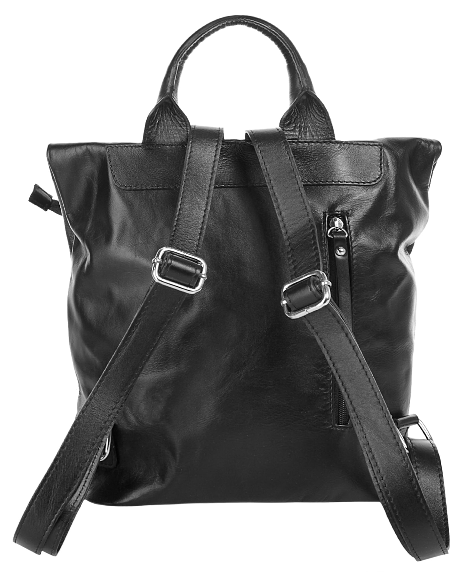 Samantha Look Cityrucksack, echt Leder, Made in Italy