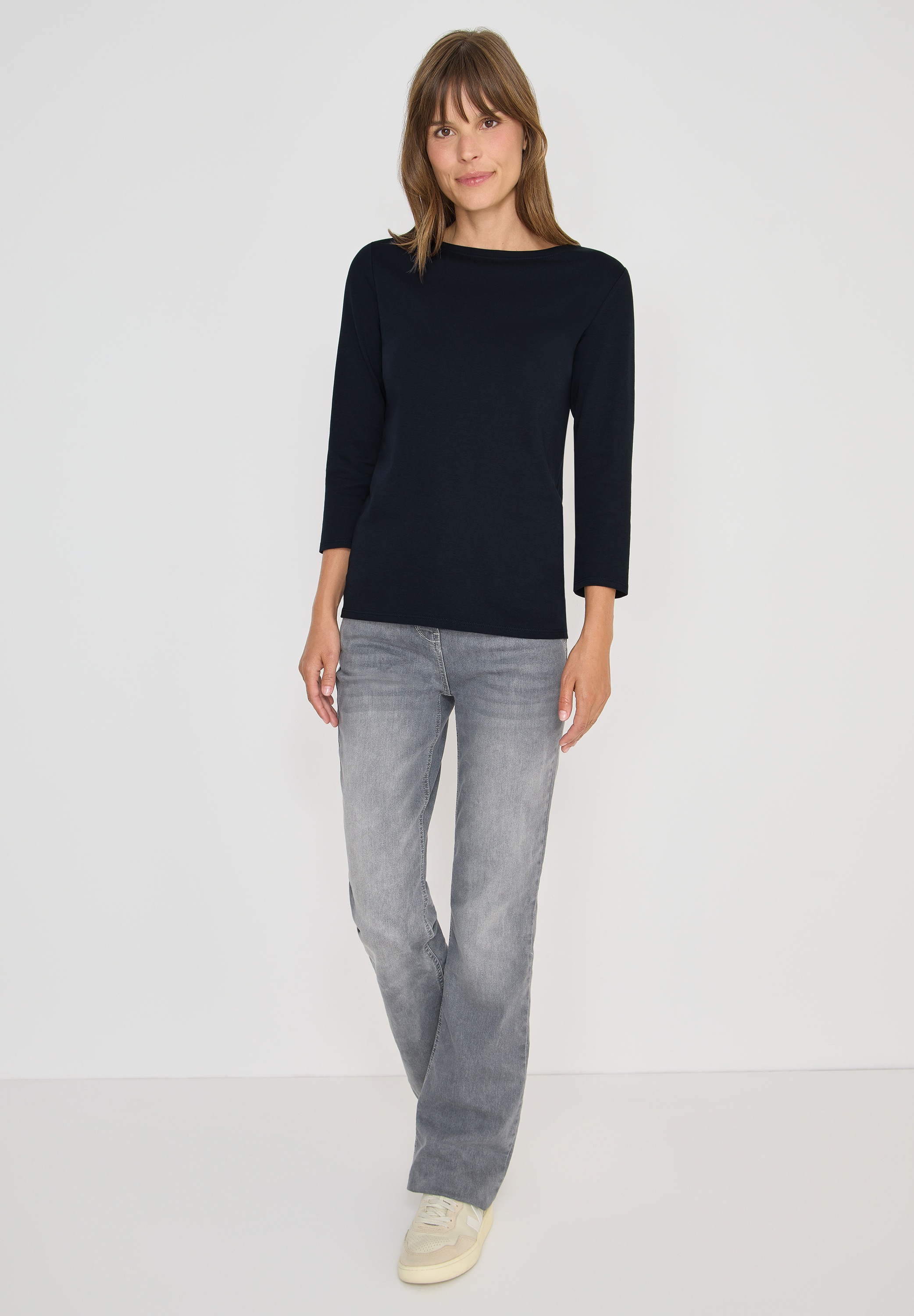 Cecil 3/4-Arm-Shirt, mit 3/4 Ärmeln