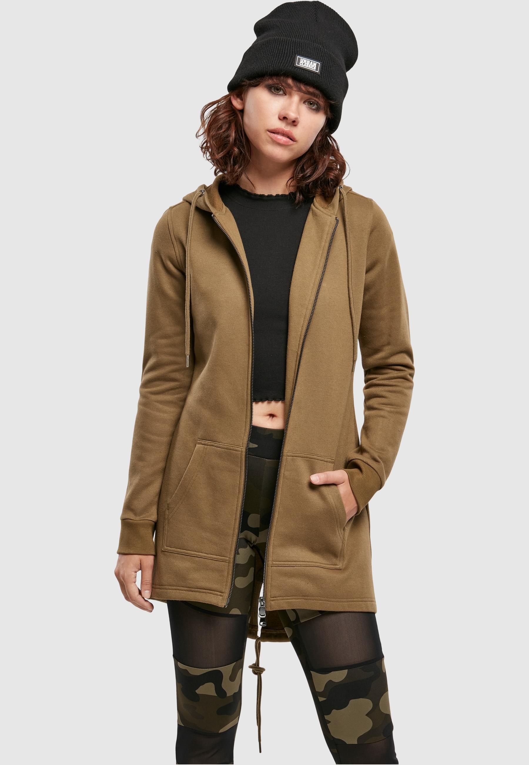 URBAN CLASSICS Sweatjacke »Urban Classics Damen Ladies Sweat«