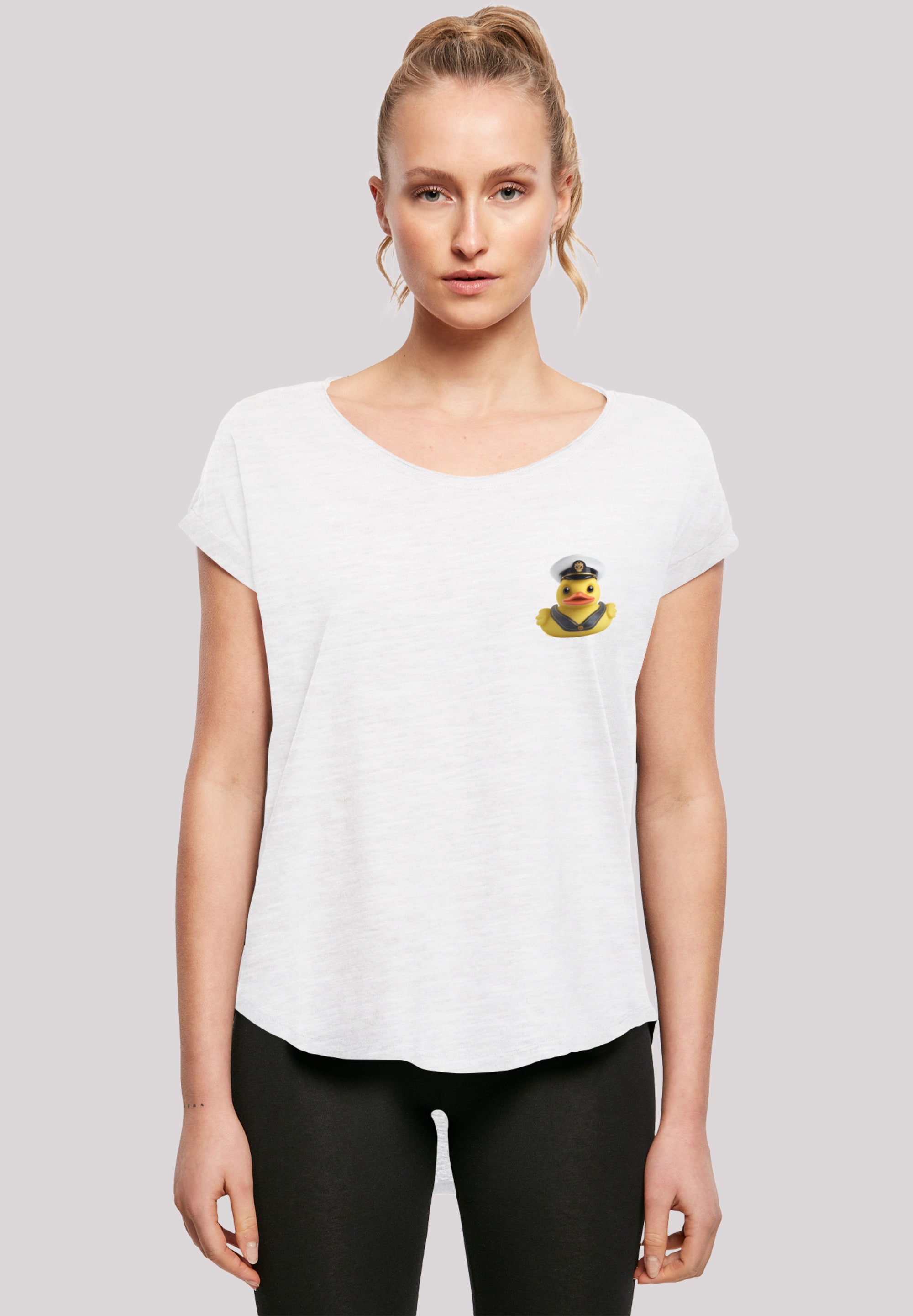 F4NT4STIC T-Shirt "Rubber Duck Captain Long", Print günstig online kaufen