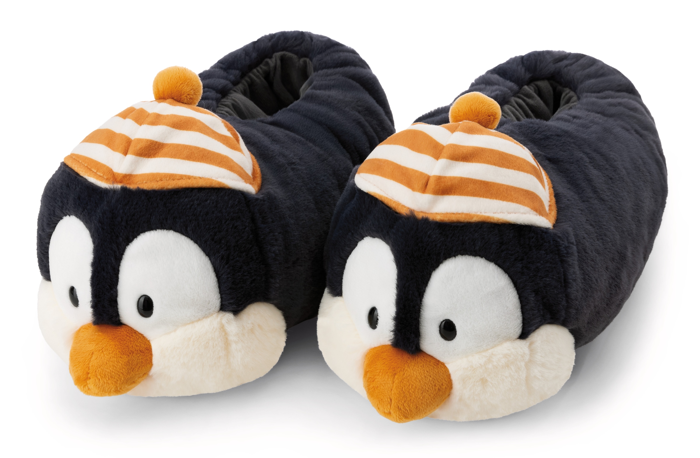 Nici Plüsch Hausschuhe "Pinguin Peppi", Hausschuh zum Schlupfen günstig online kaufen