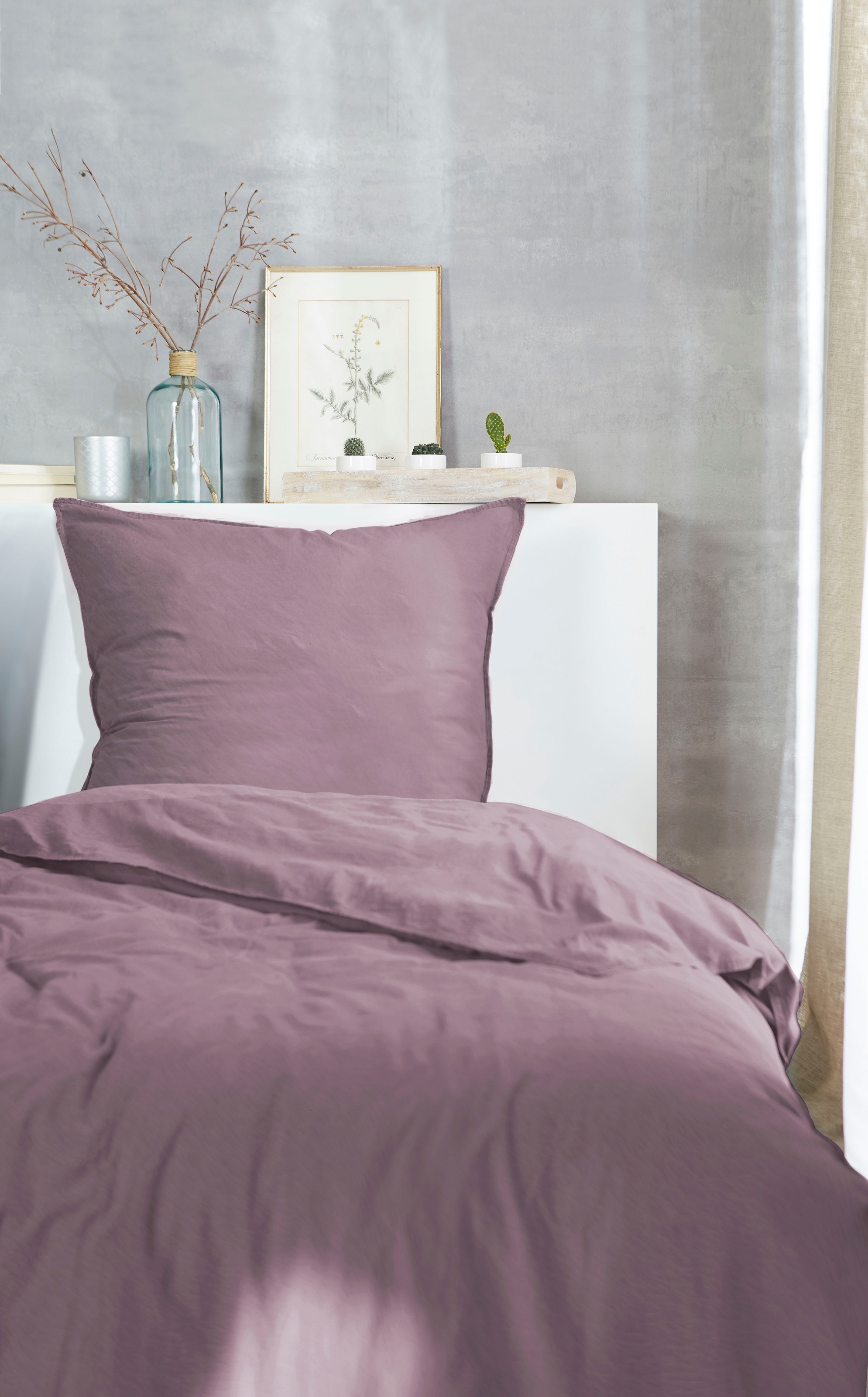 Primera Bettwäsche "Primera Stone-Washed Flanell" 2 Stk. tlg. Bettwäsche au günstig online kaufen