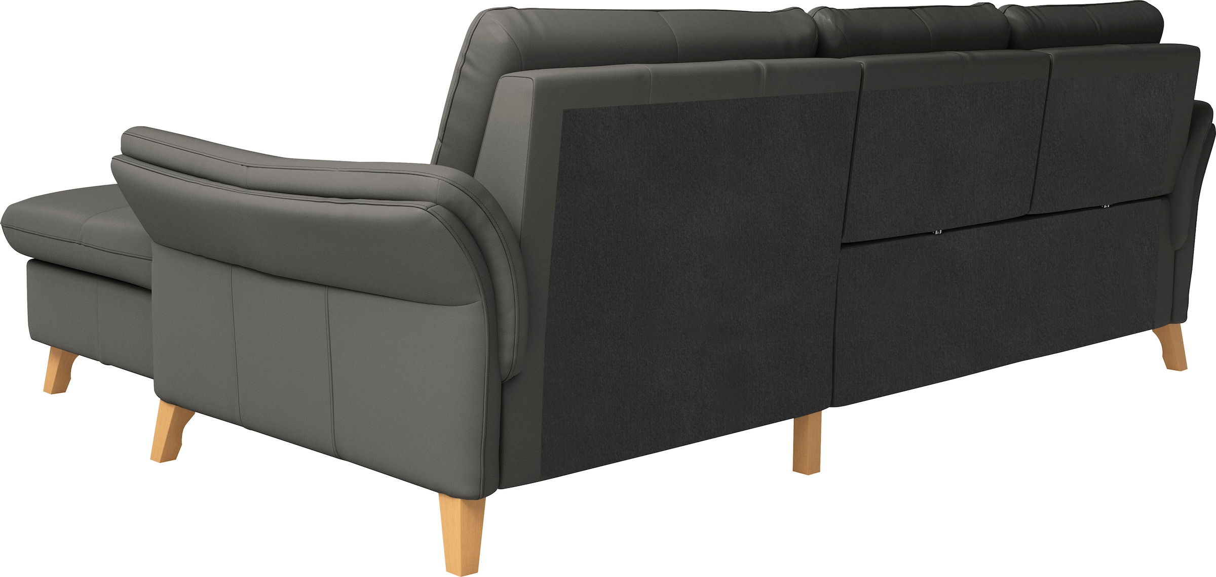 sit&more Ecksofa »Göteborg«, Sitztiefenverstellung und Federkern, wahlweise mit Bettfunktion