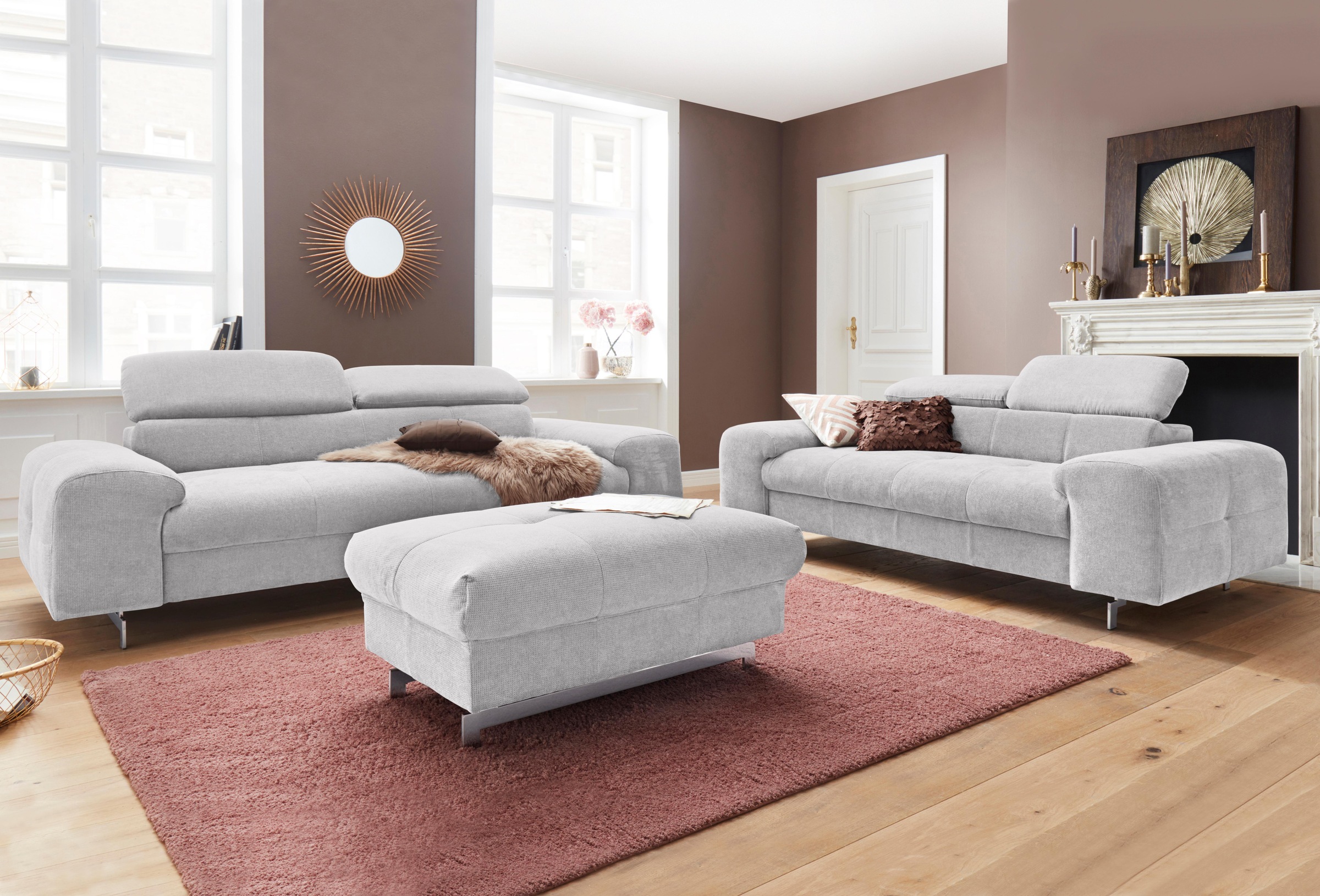 COTTA Hocker »Chef« mit edlen Metallkufen