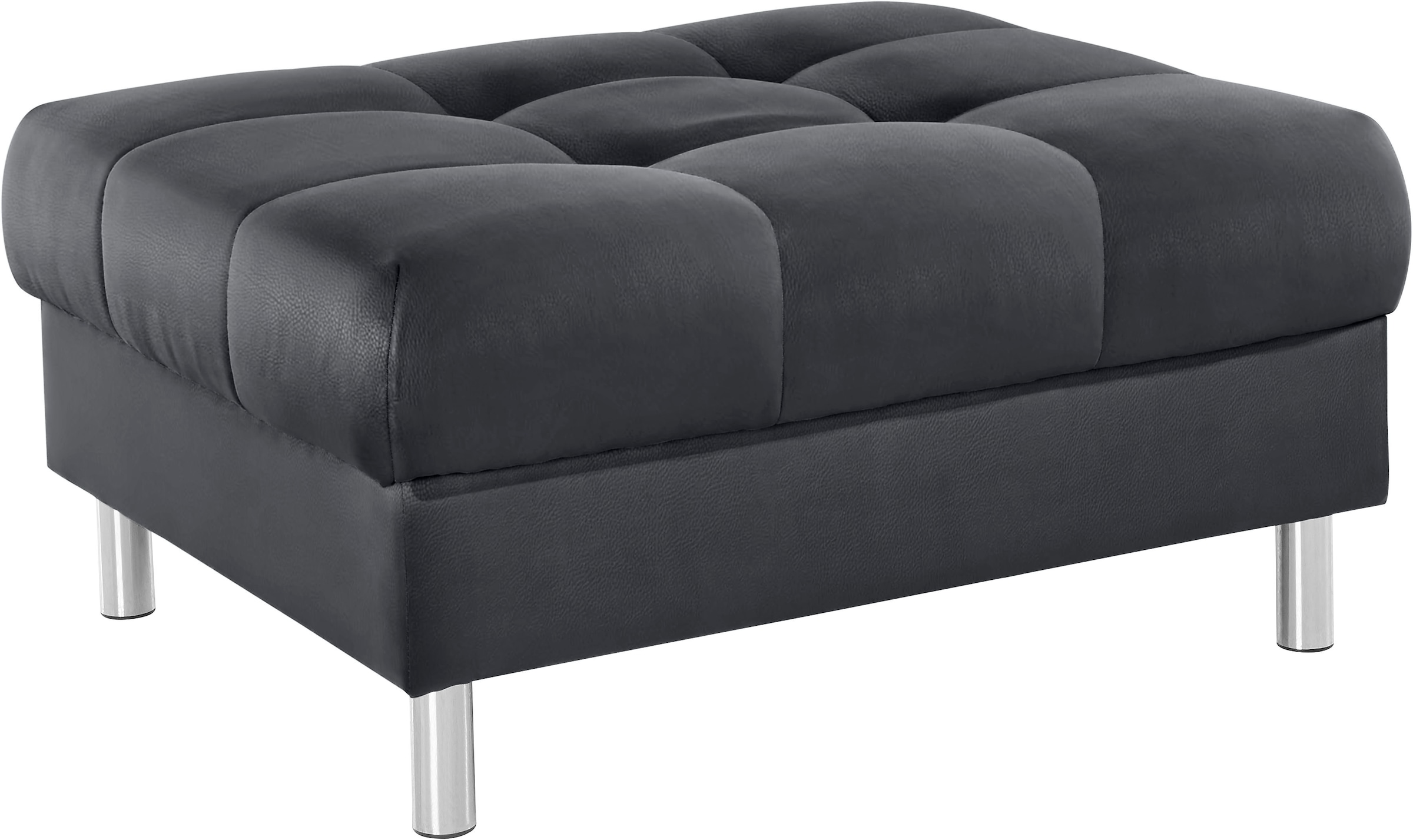 COLLECTION AB Ecksofa »Rada L-Form«, inklusive Hocker, Bettfunktion und Federkern