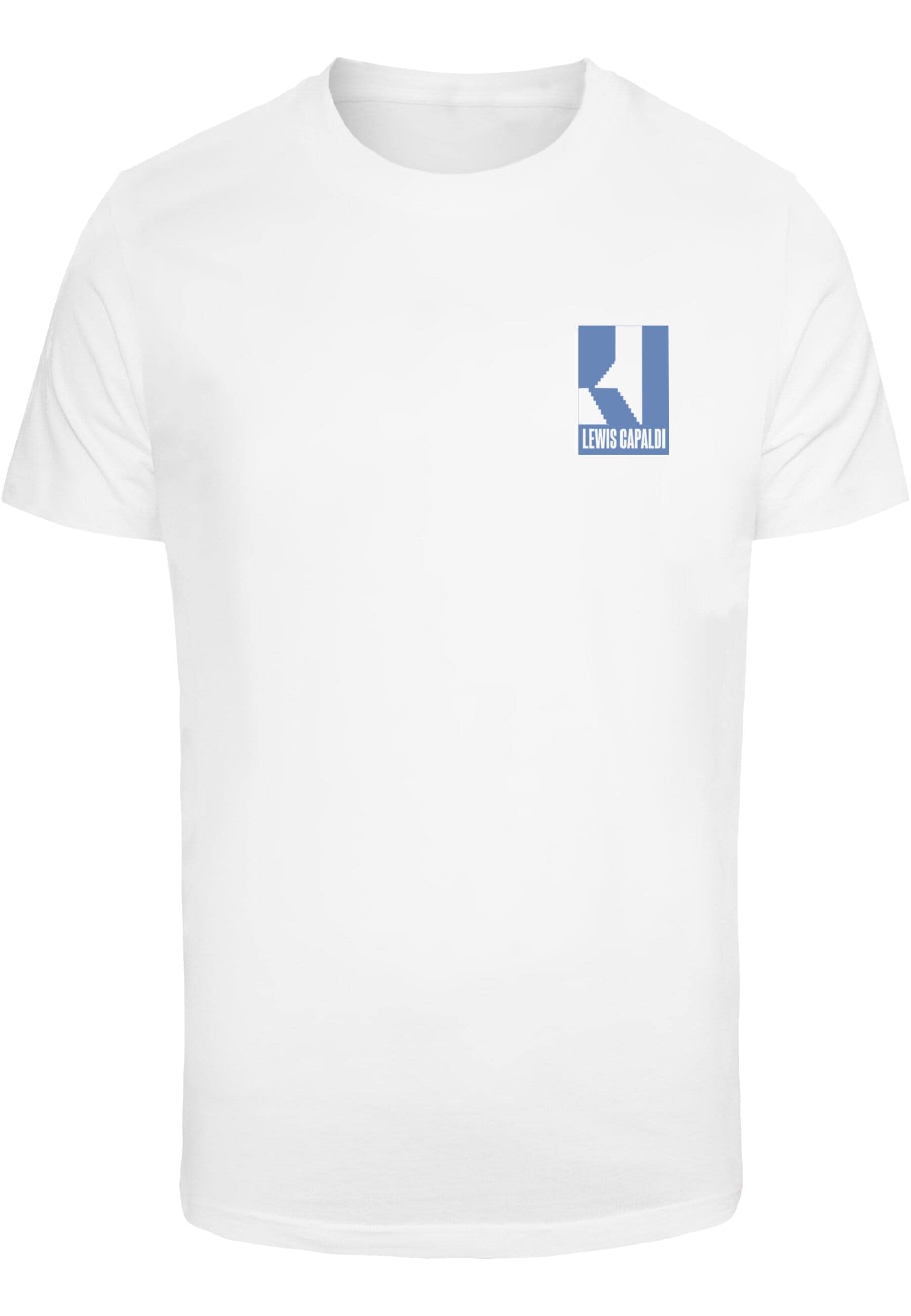Merchcode T-Shirt »Merchcode Herren Lewis Capaldi - Tour grabsheet 3 T-Shirt«, (1 tlg.)