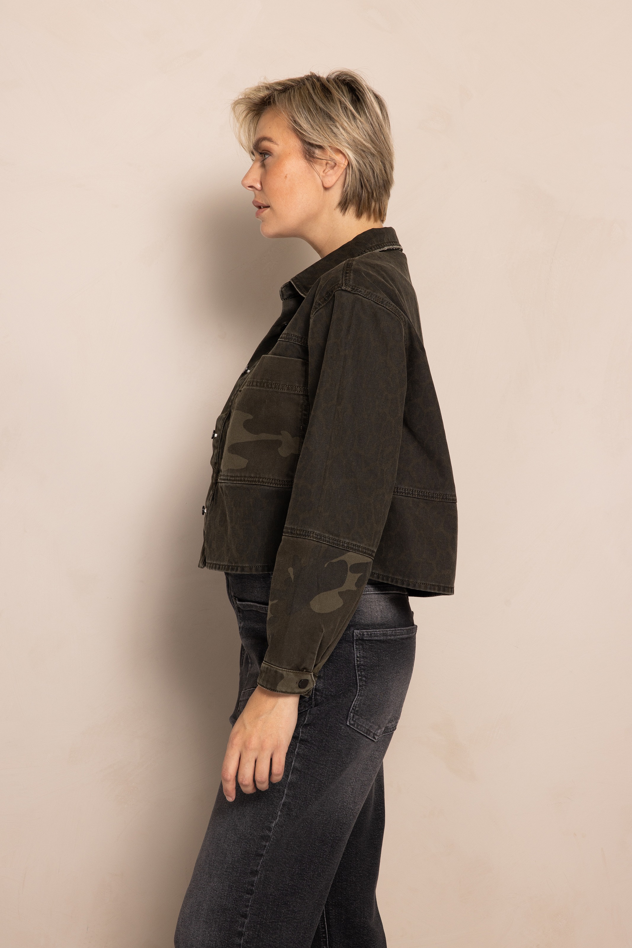 Thumbnail - Zhrill Blouson "ZHLOUIE" ohne Kapuze mit Animal-Print