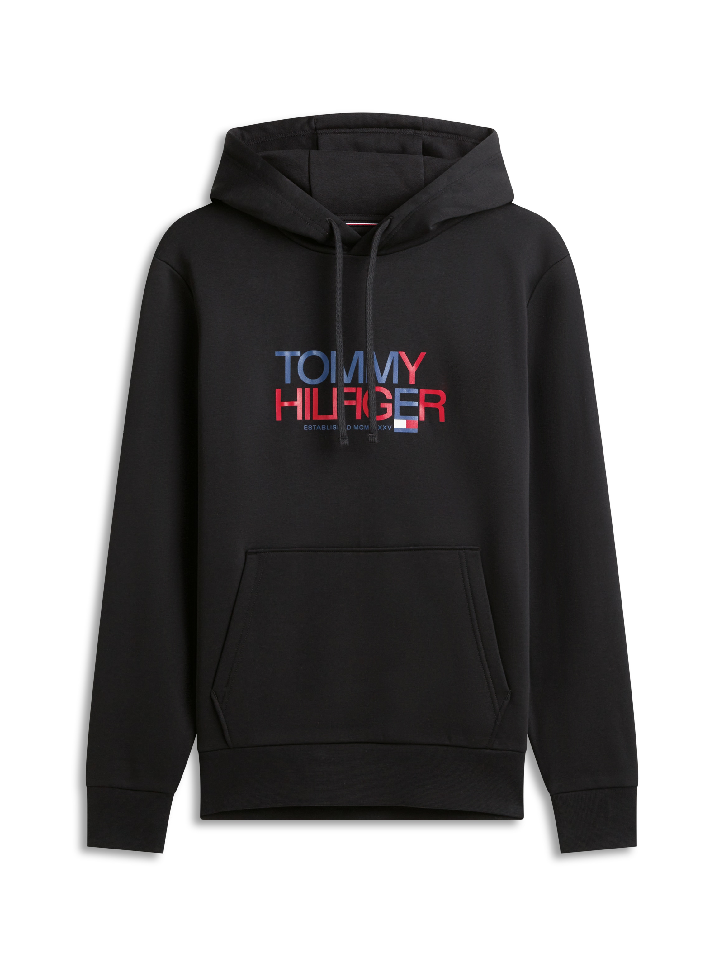 Tommy Hilfiger Kapuzensweatshirt »BRAND LOVE BIG TEXT«, Regular fit mit Kapuze
