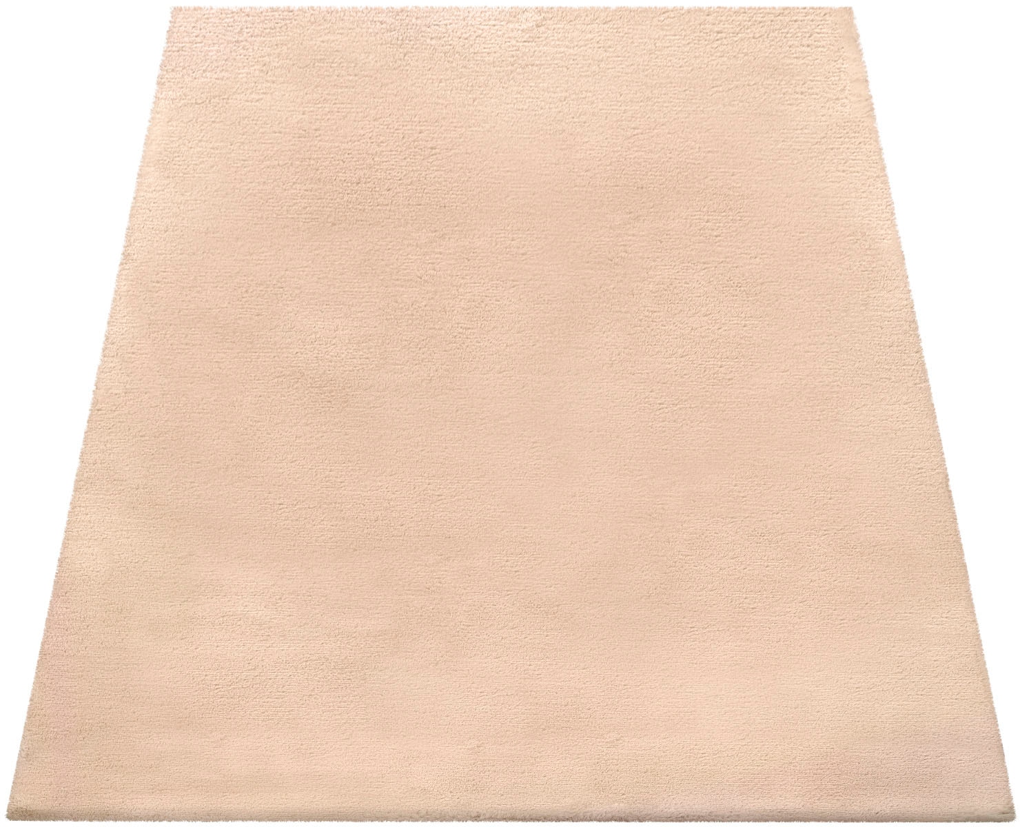 Paco Home Fellteppich »Rabbit 780«, rechteckig, 26 mm Höhe, Kunstfell, Kaninchenfell-Haptik, ein echter Kuschelteppich, Uni-Farben