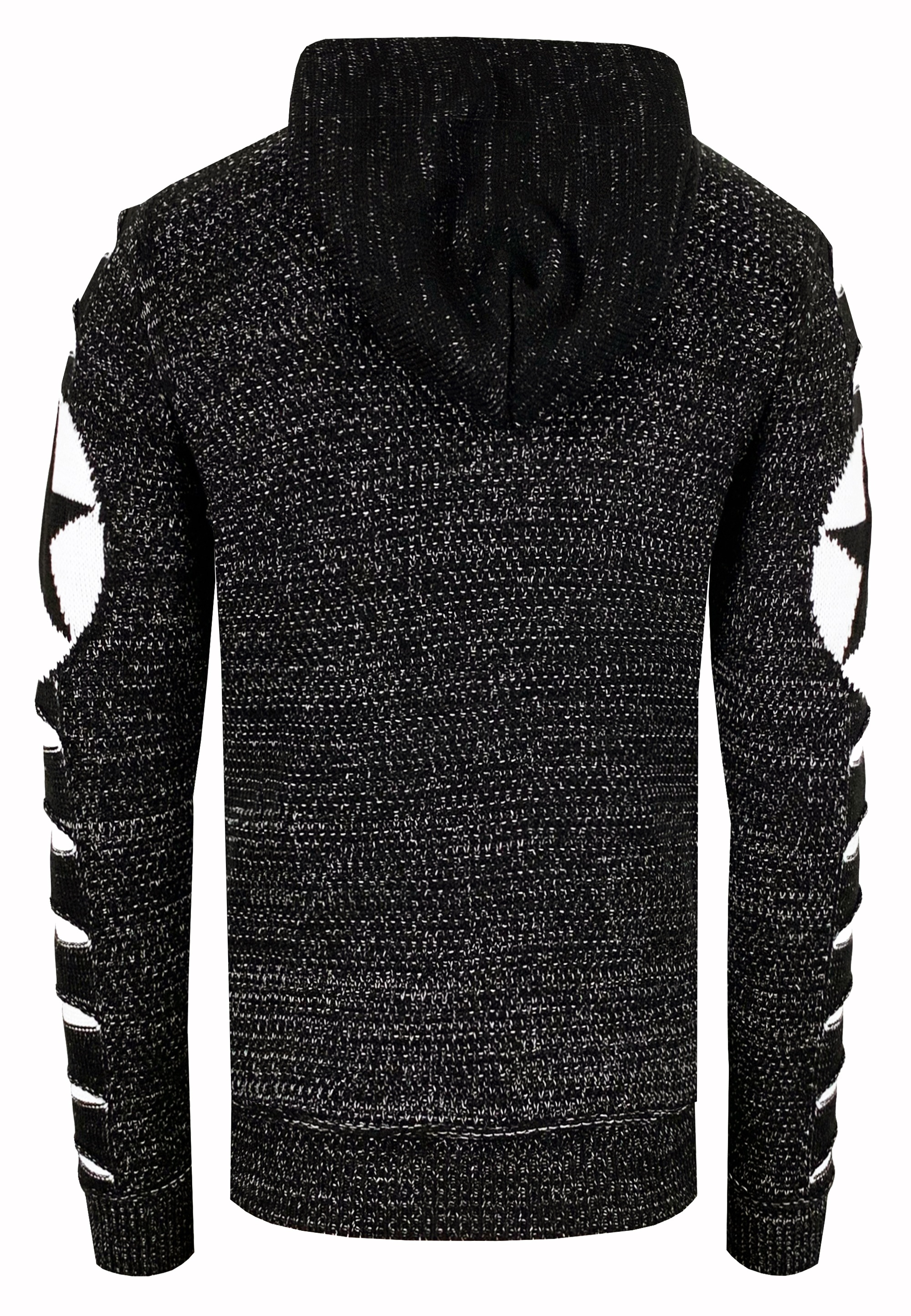 Rusty Neal Kapuzensweatshirt mit großem Stern-Design