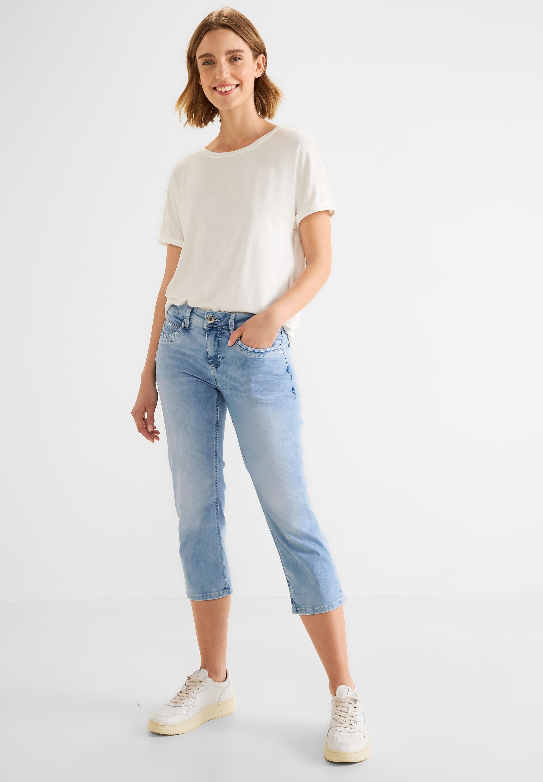 STREET ONE Skinny-fit-Jeans, in 3/4-Länge