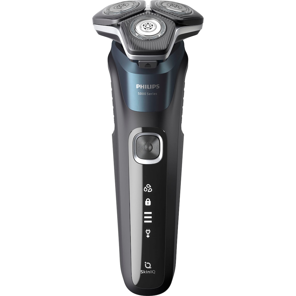 Philips Elektrorasierer »Shaver Series 5000 S5889/11«, ausklappbarer Präzisionstrimmer, Nasen- und Ohrenhaartrimmer, Etui, mit SkinIQ Technologie