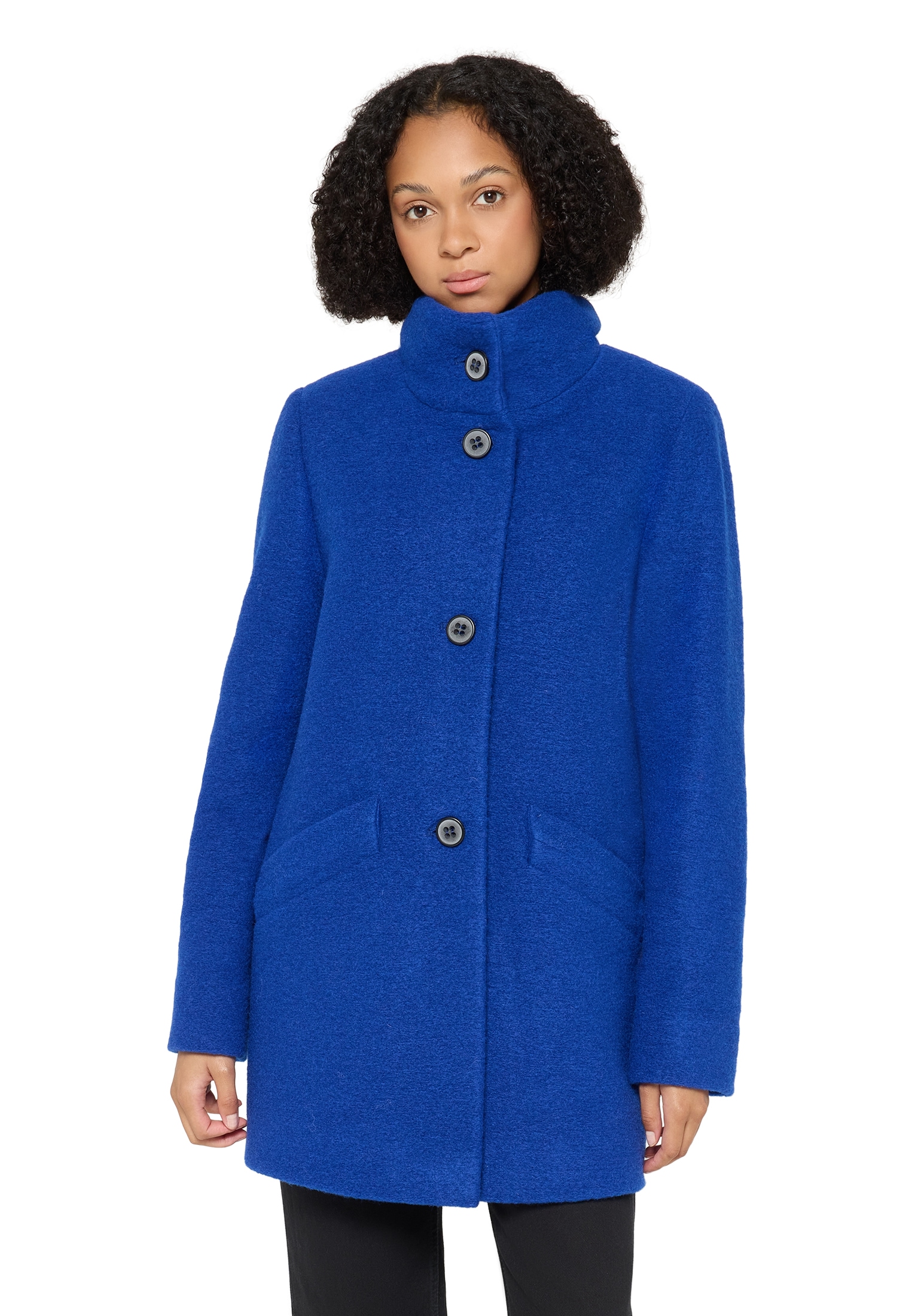 Amber & June Kurzjacke "Damen mit Stehkragen" günstig online kaufen