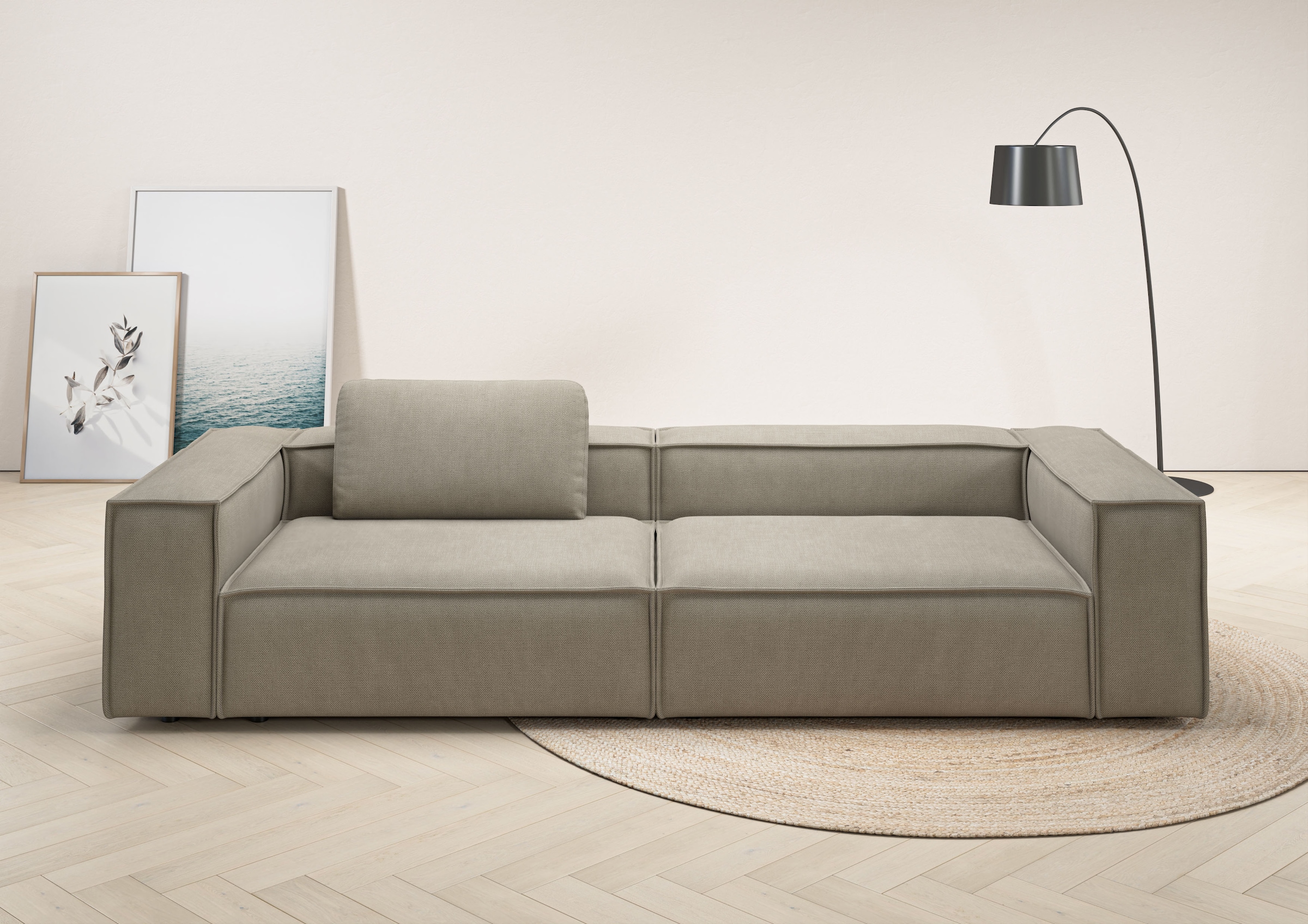 Home affaire 3-Sitzer "Watertown moderner 3-Sitzer" extra breites Sofa mit günstig online kaufen