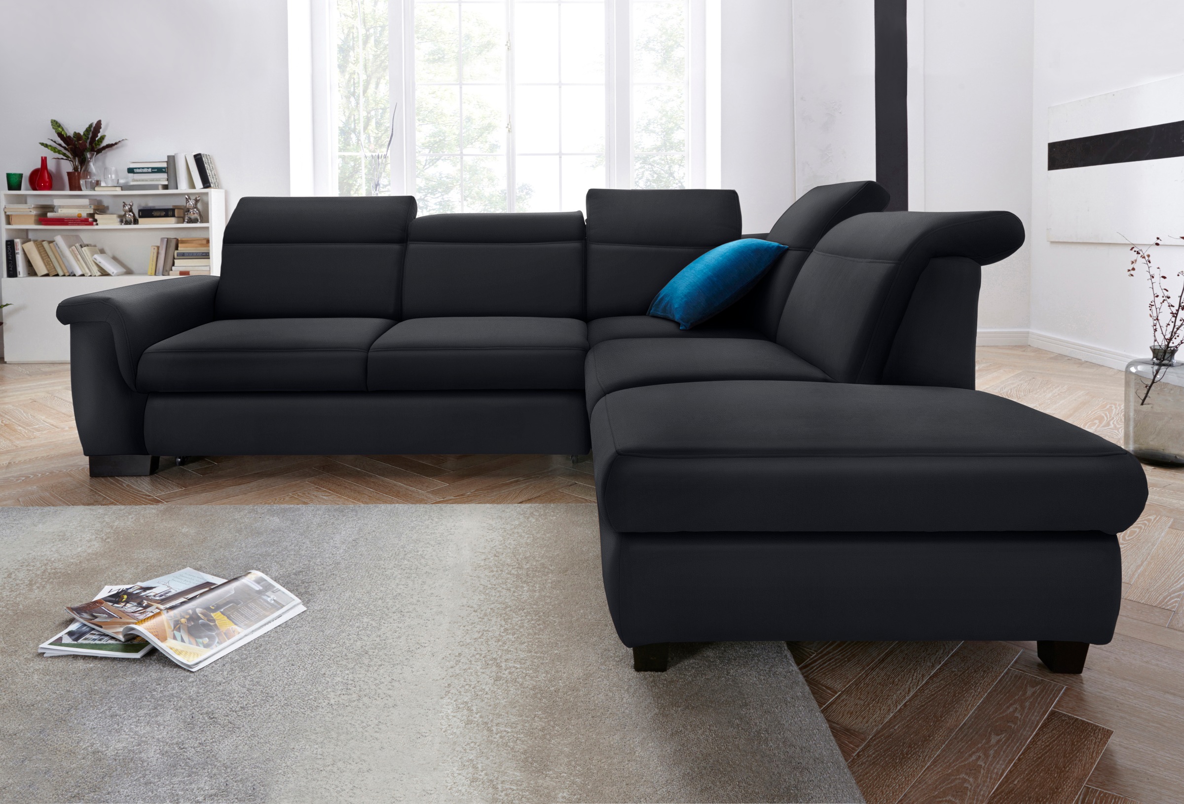 DOMO collection Ecksofa "Sully komfortables Sofa, L-Form", wahlweise mit Be günstig online kaufen