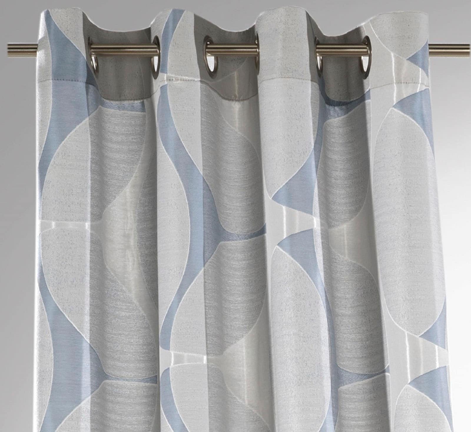 Weckbrodt Vorhang »Louis«, (1 St.), Ösenschal, Jacquard, auf Oberfläche strukturierte blickdicht, Rechnung | BAUR