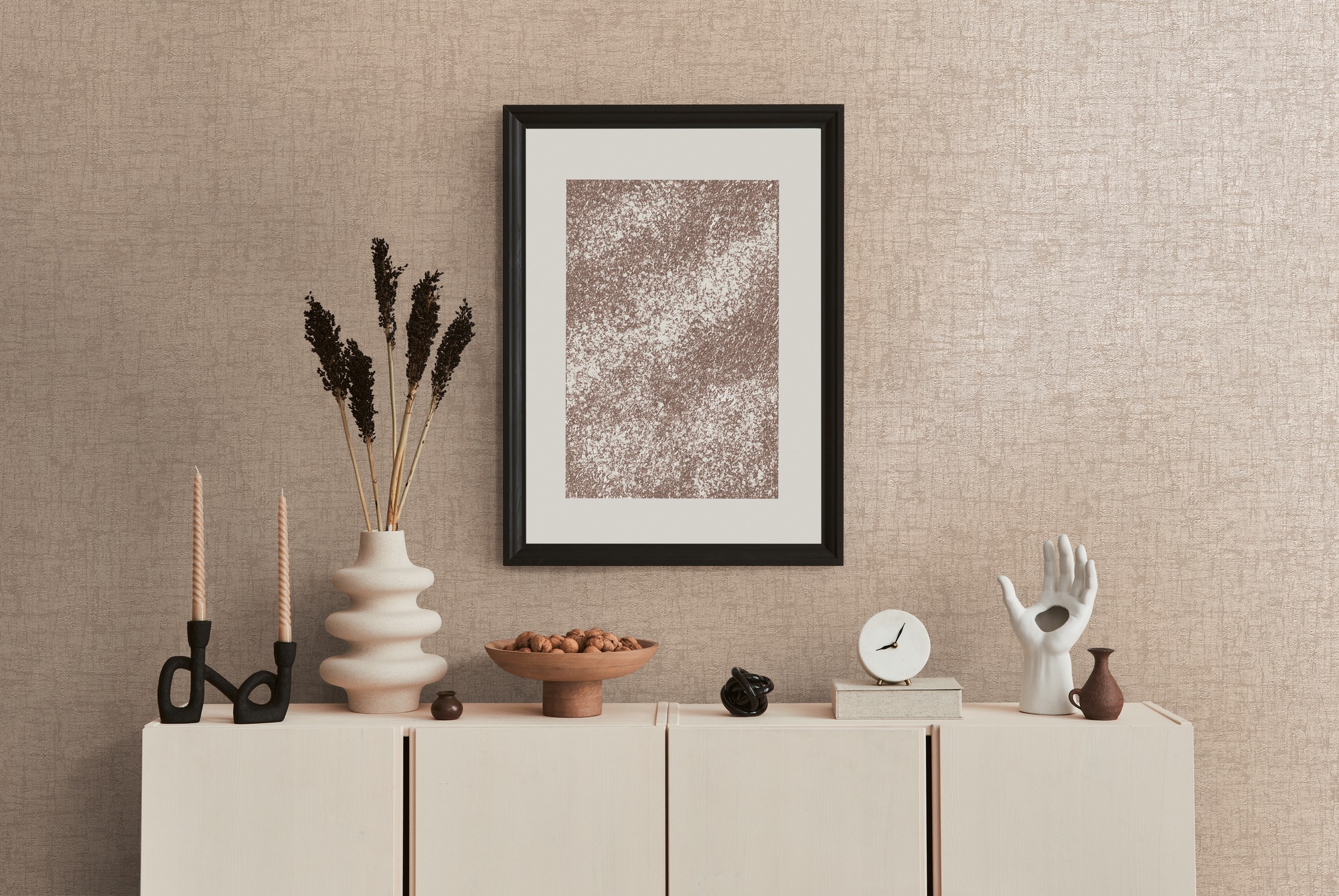 living walls Vliestapete »Smart Surfaces Stein-Optik Tapete Mustertapete Steinwand Steinoptik«, leicht glänzend, Vliestapete Steintapete für Schlafzimmer Küche Wohnzimmer Stein-Optik