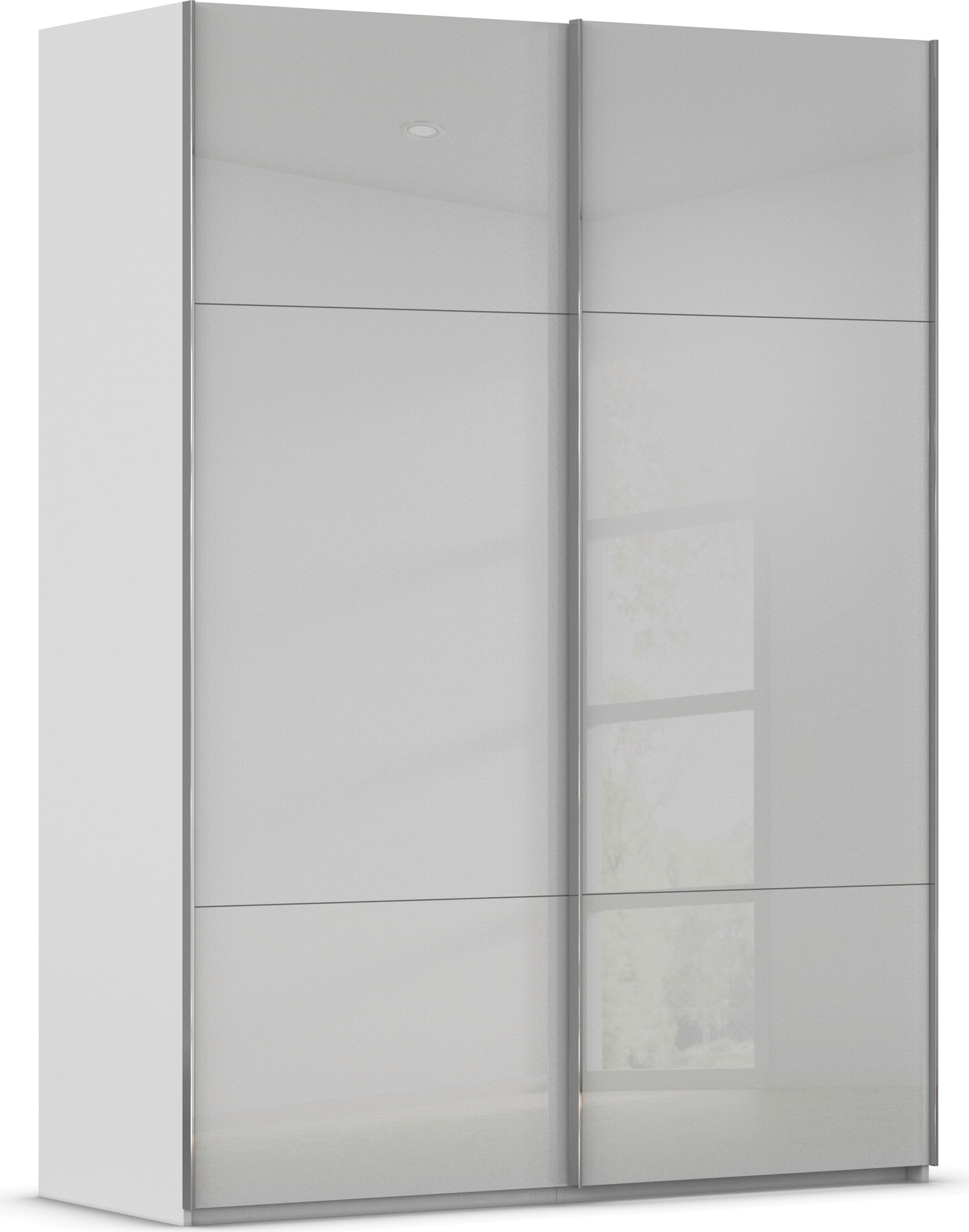 rauch Schwebetürenschrank "Kleiderschrank Schrank Garderobe Schlafzimmerschrank CONTIDO" 3 verschiedene Ausstattungen BASIC/CLASSIC/PREMIUM, aus hochwertigem Material in 6 Breiten 2 Griff-Farben MADE IN GERMANY