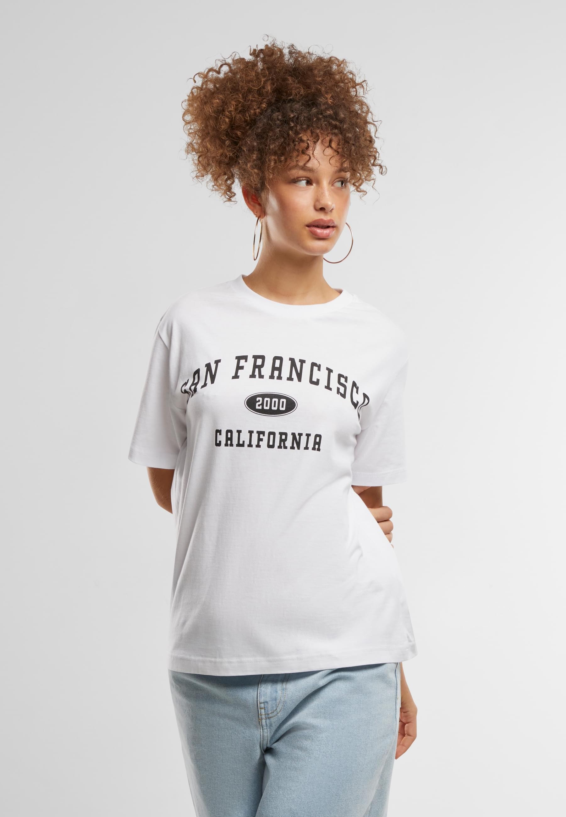 Miss Tee T-Shirt »Miss Tee San Francisco City Wording Tee«, (1 tlg.)