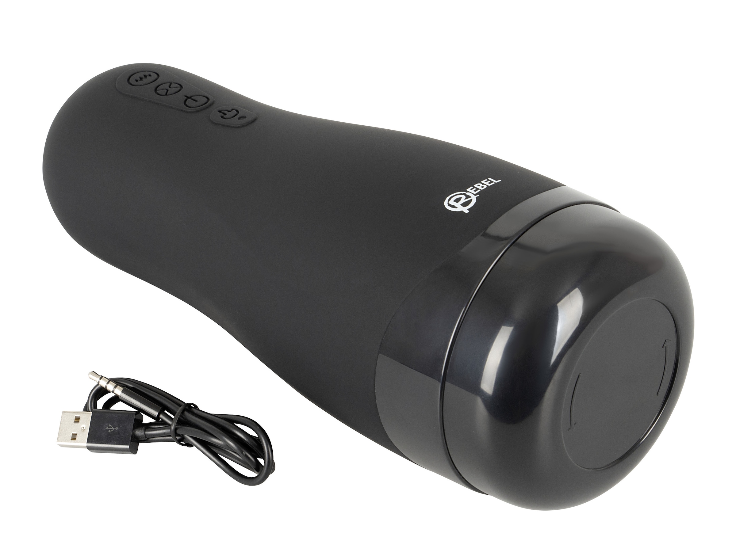 REBEL Masturbator »Masturbator mit Vibration Masturbator with 3 Functions«