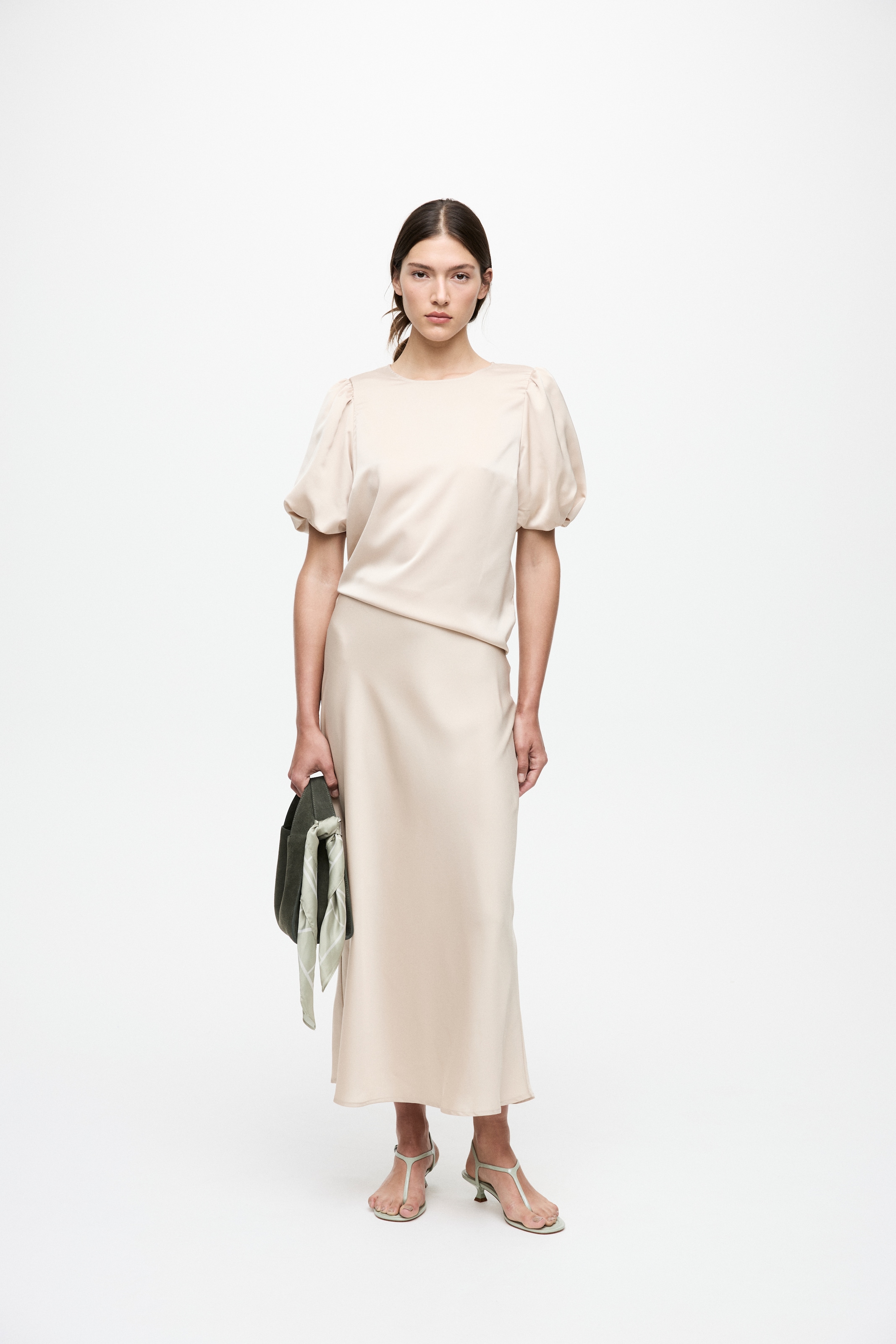 Vila Maxirock »VIELLETTE HW LONG SKIRT - NOOS« Kunstfaser