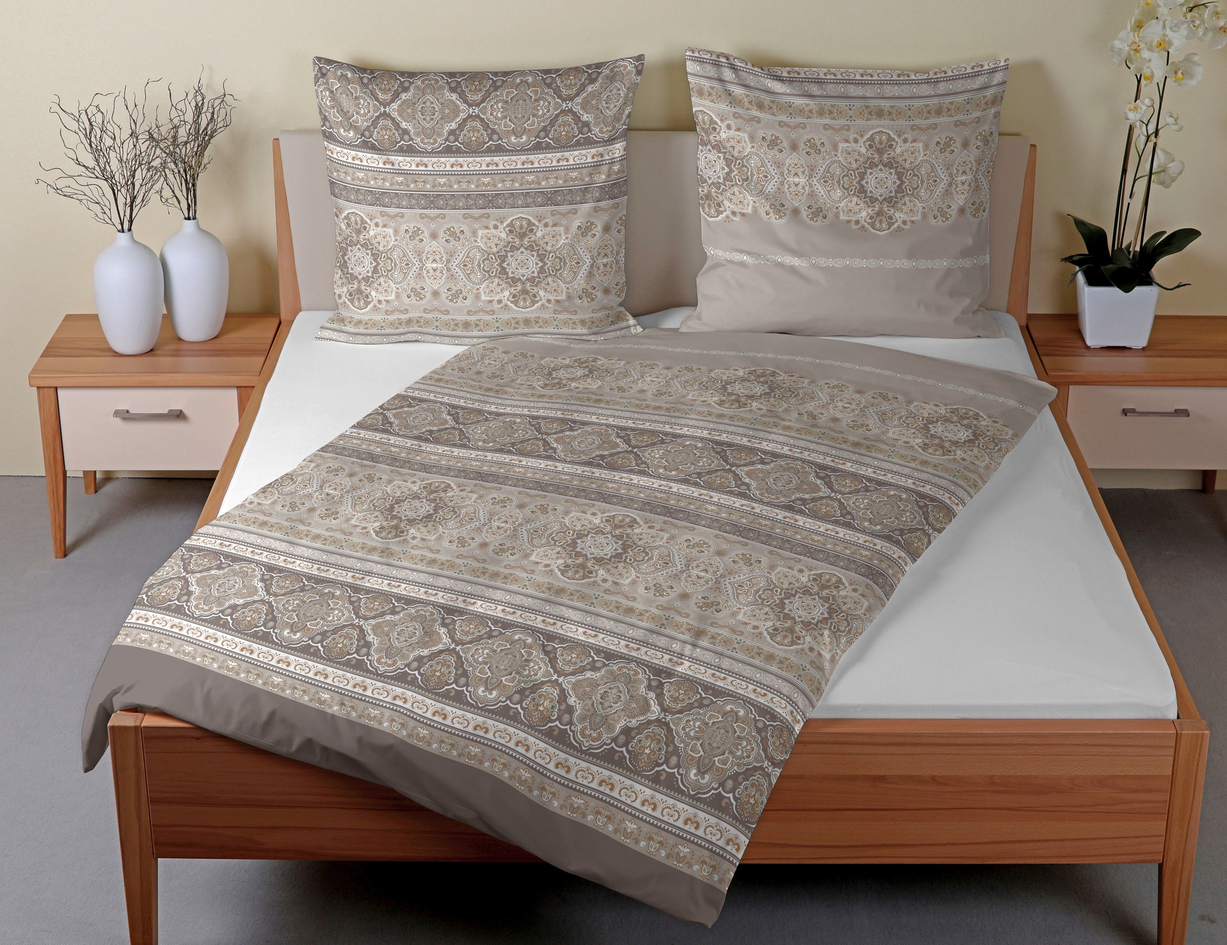 CASATEX Bettwäsche "Majella" 3 Stk. trendige, frische, ausdrucksvolle Farbe günstig online kaufen