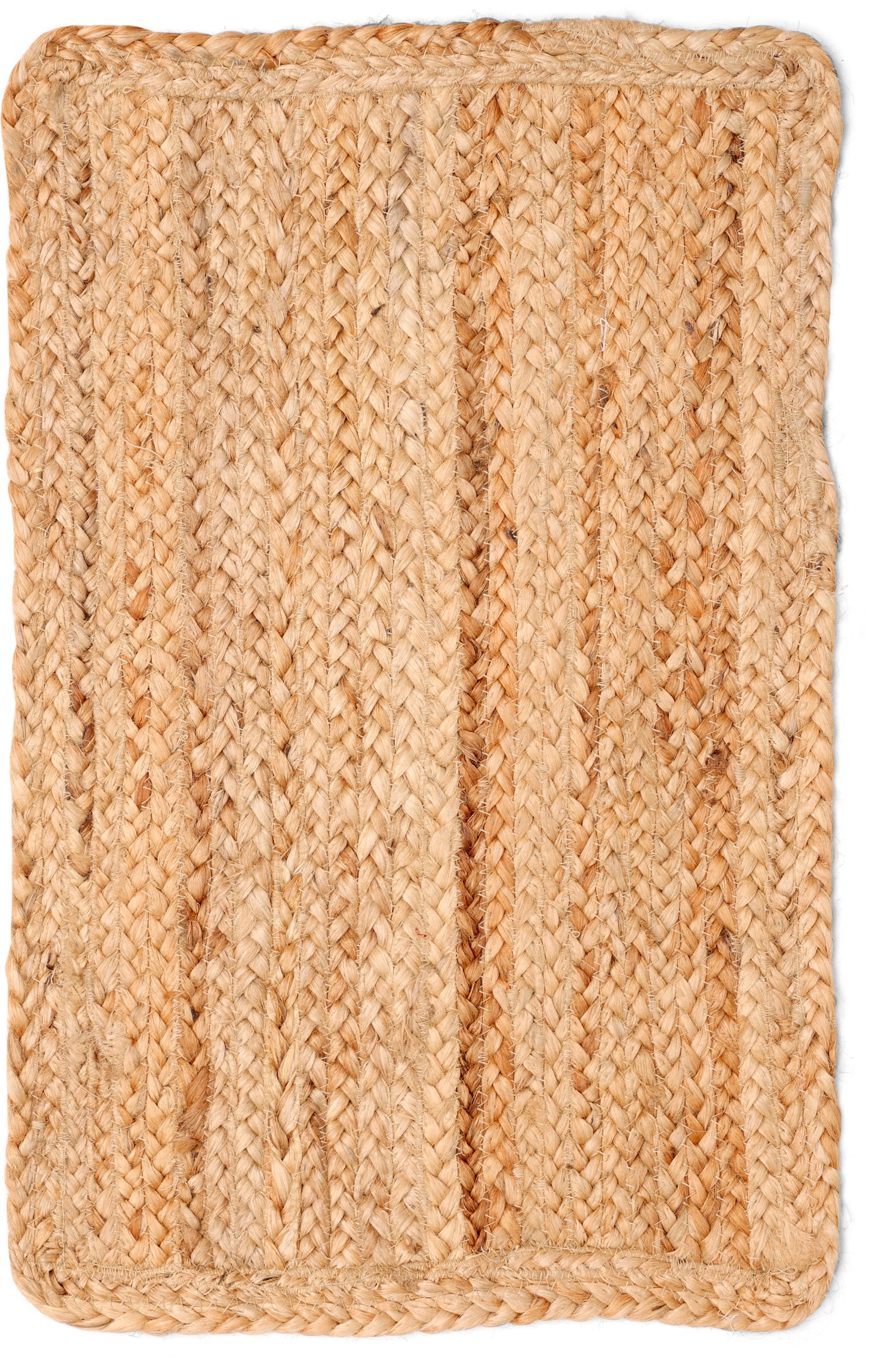 Myflair Möbel & Accessoires Teppich »Lola«, rechteckig, 10 mm Höhe, Juteteppich, Wendeteppich, handgeflochten, 100% Naturfaser, Boho-Style