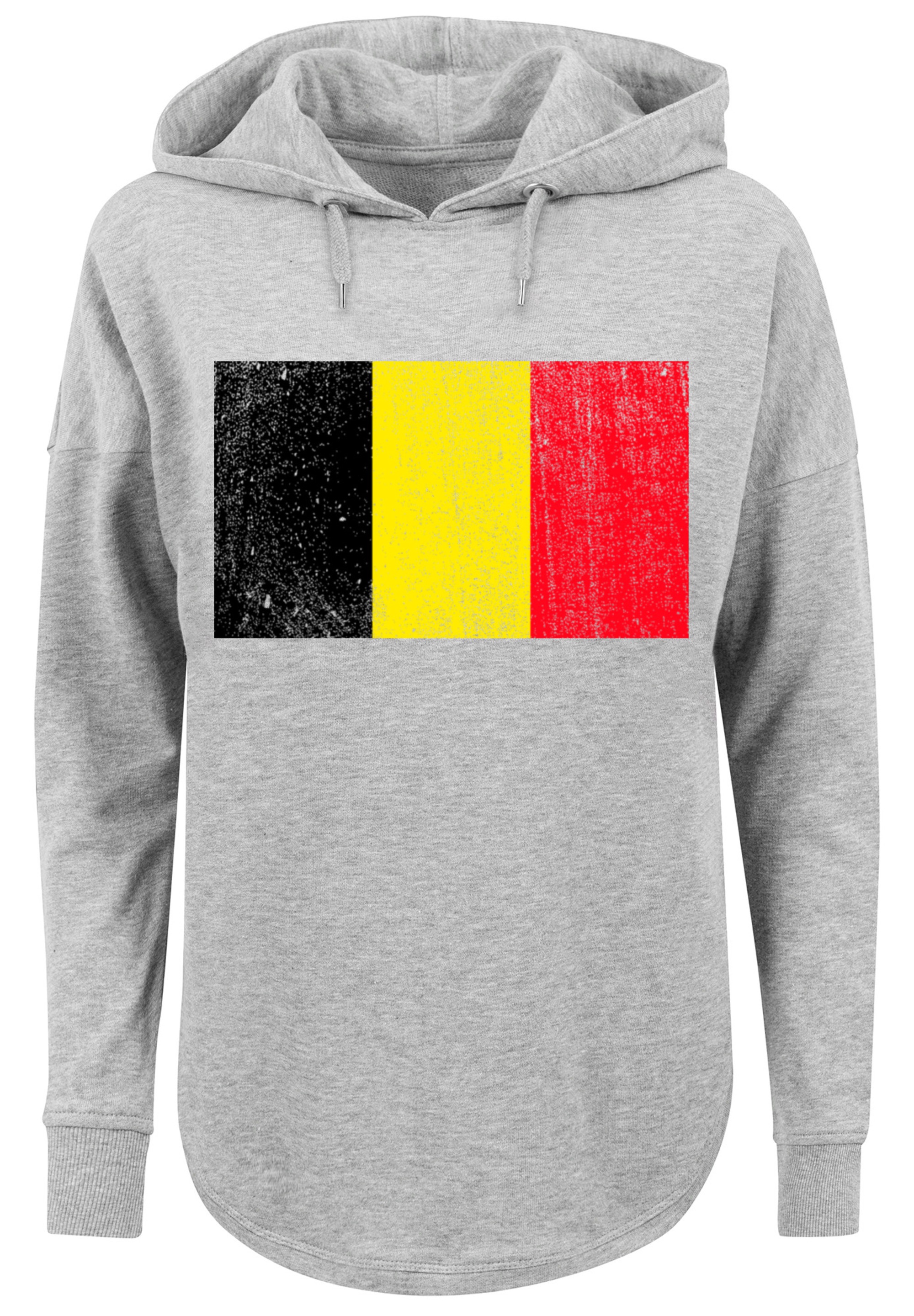 F4NT4STIC Kapuzenpullover »Belgium Belgien Flagge«, Print