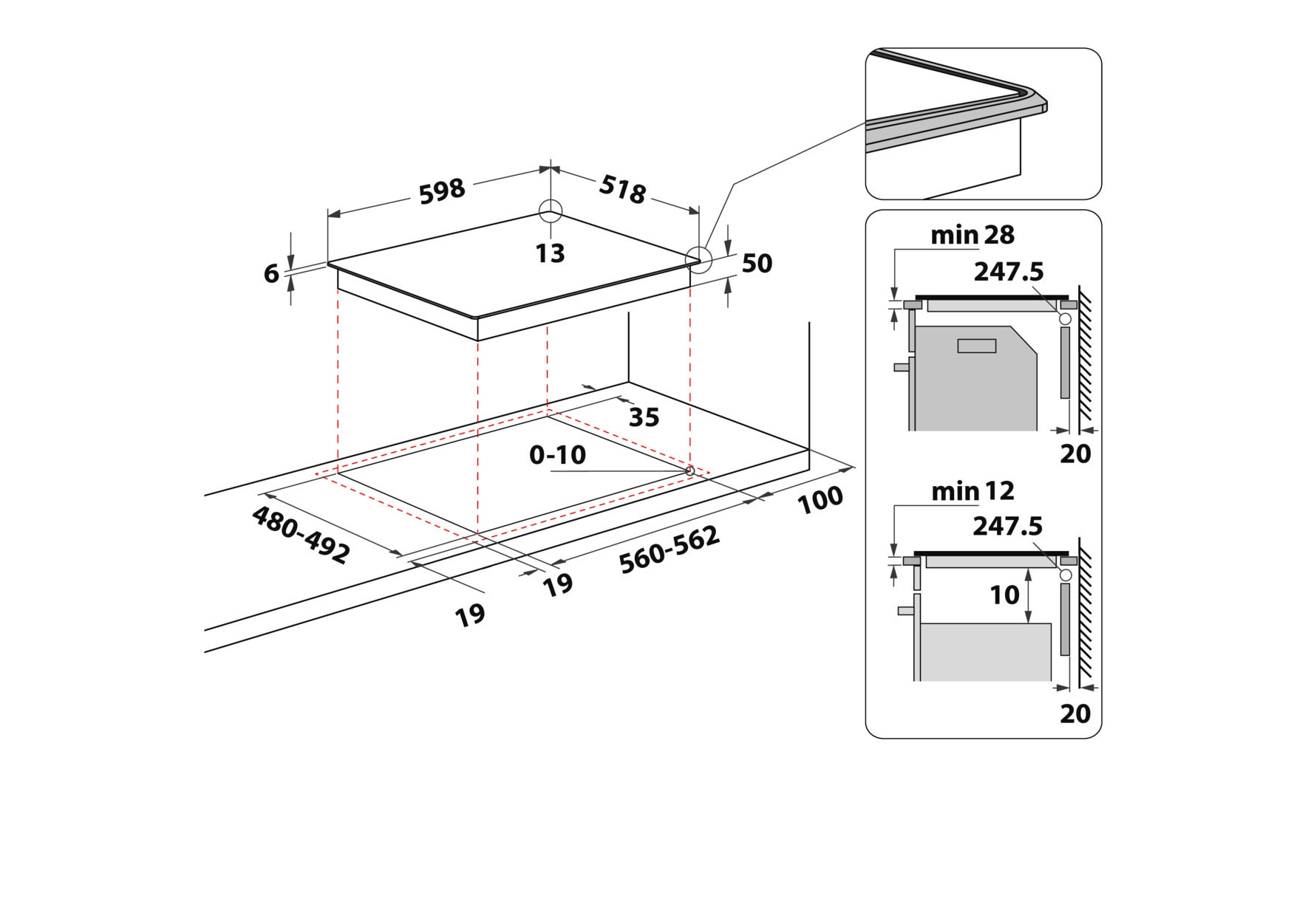 BAUKNECHT Induktions-Kochfeld »BTX6014DCA«