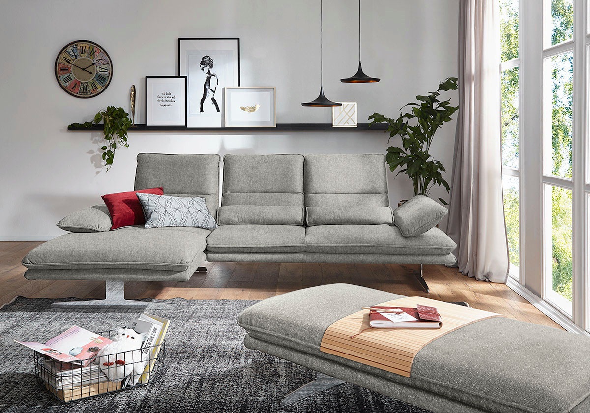 W.SCHILLIG Ecksofa "broadway, Designsofa mit tollem Sitzkomfort, L-Form" Si günstig online kaufen