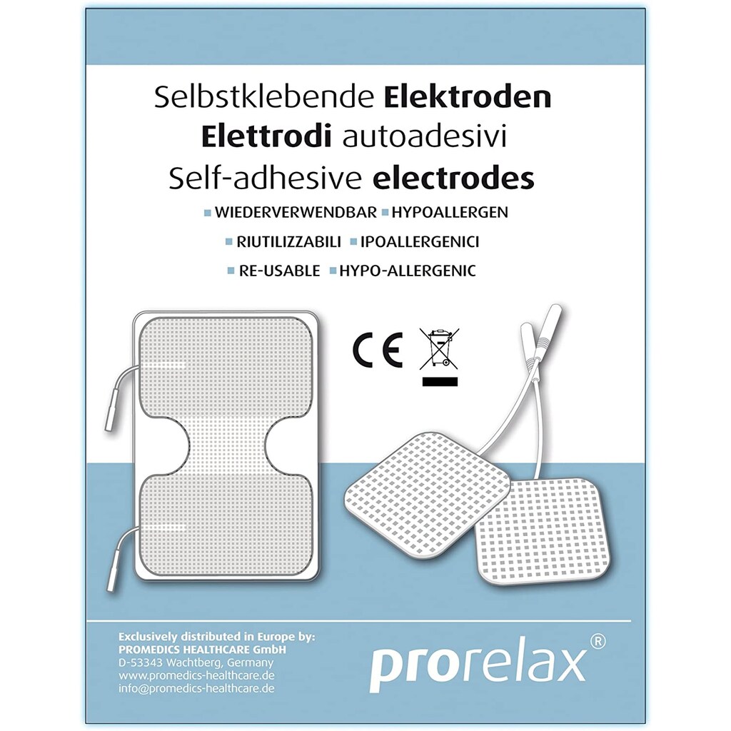 prorelax Elektrodenpads »95937 Butterfly«, (Packung, 2 St.)