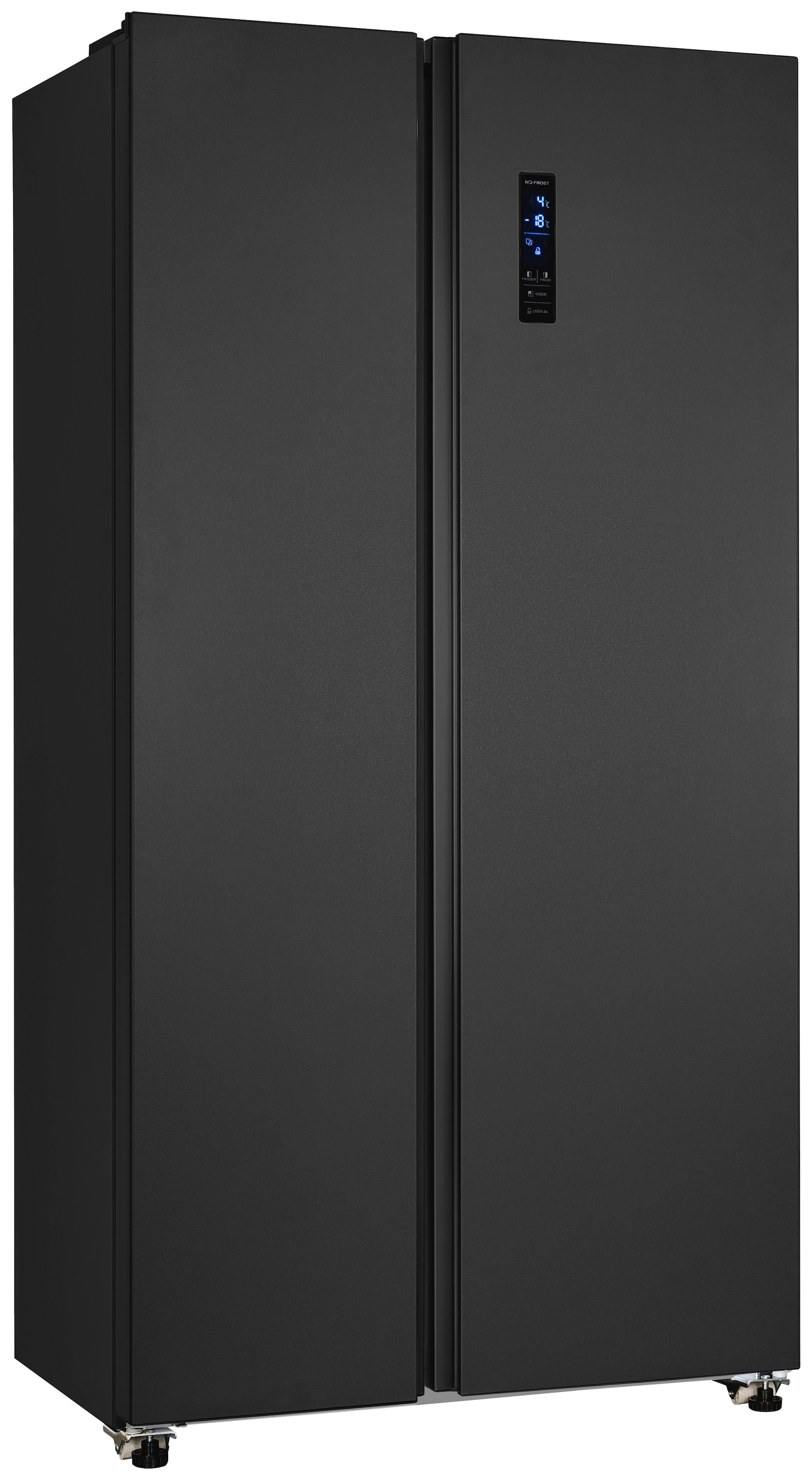 exquisit Side-by-Side "SBS46-040E inoxlook-az" 177 cm hoch 90 cm breit günstig online kaufen