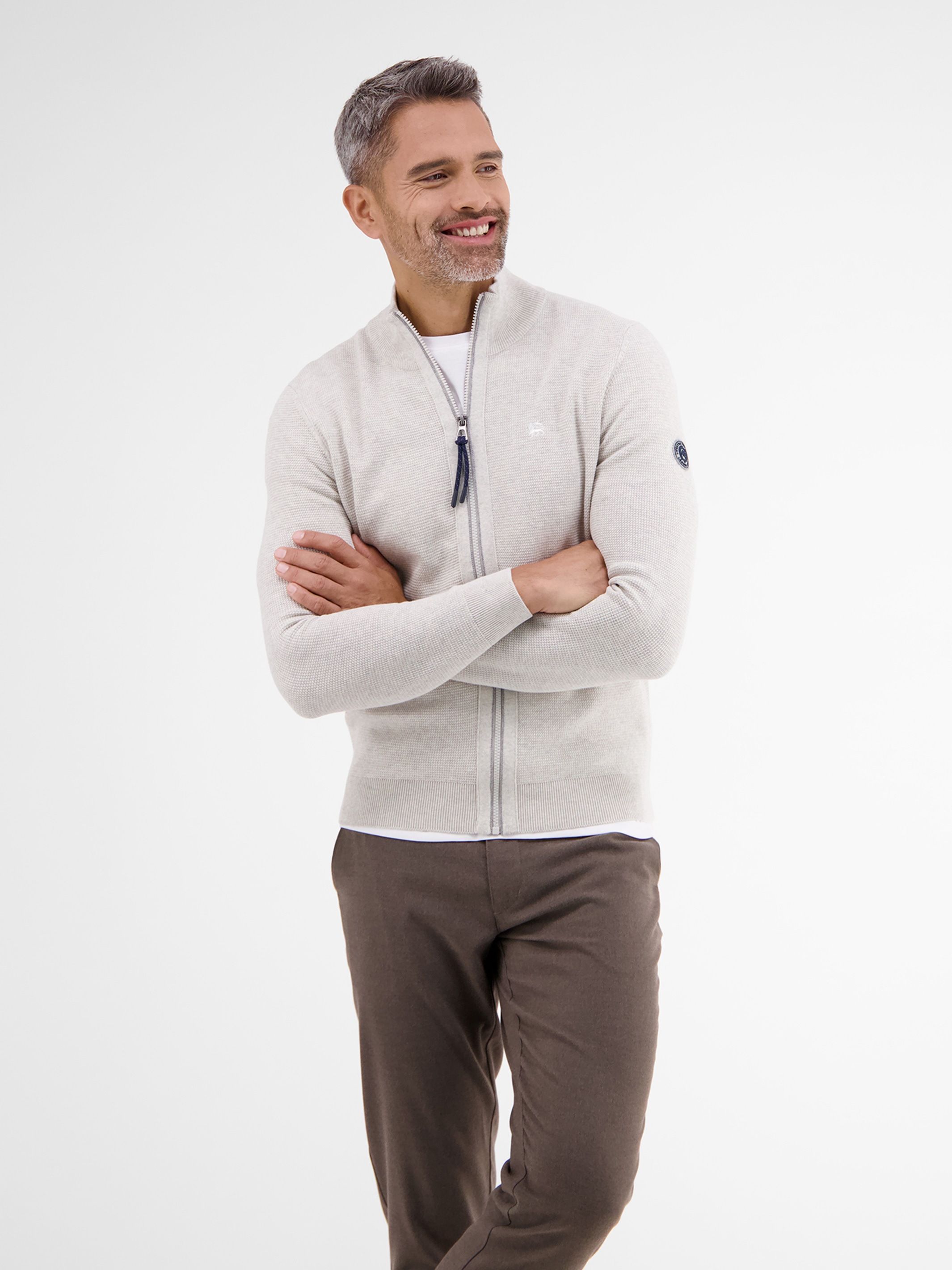 LERROS Strickjacke »LERROS Sportive Strickjacke in Strukturoptik« kaufen