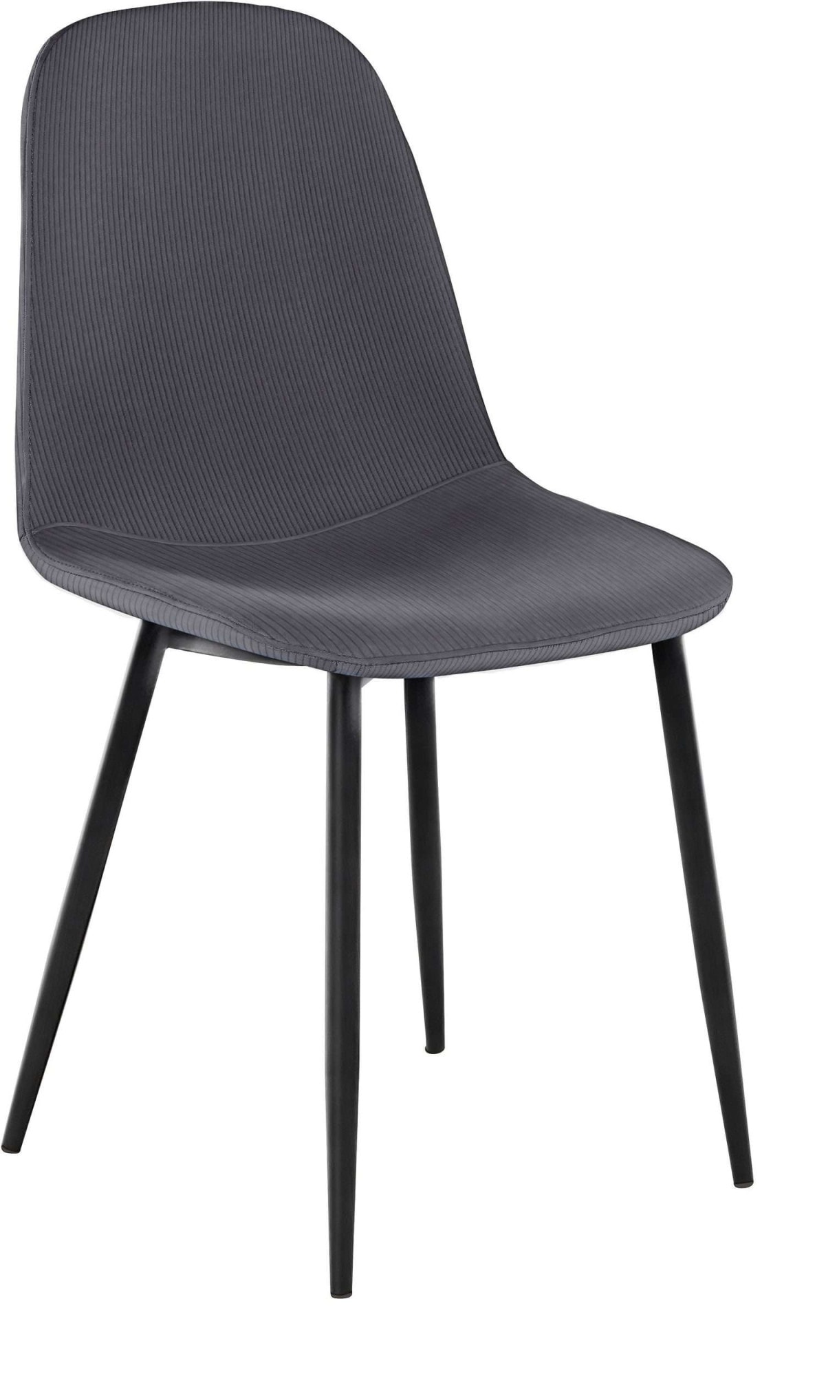 INOSIGN Essgruppe »Danny-Miller«, (Set, 5 tlg., Set 100 cm), Glastisch 100x100 cm mit 4 Stühlen in Cord, Gestell aus Metall