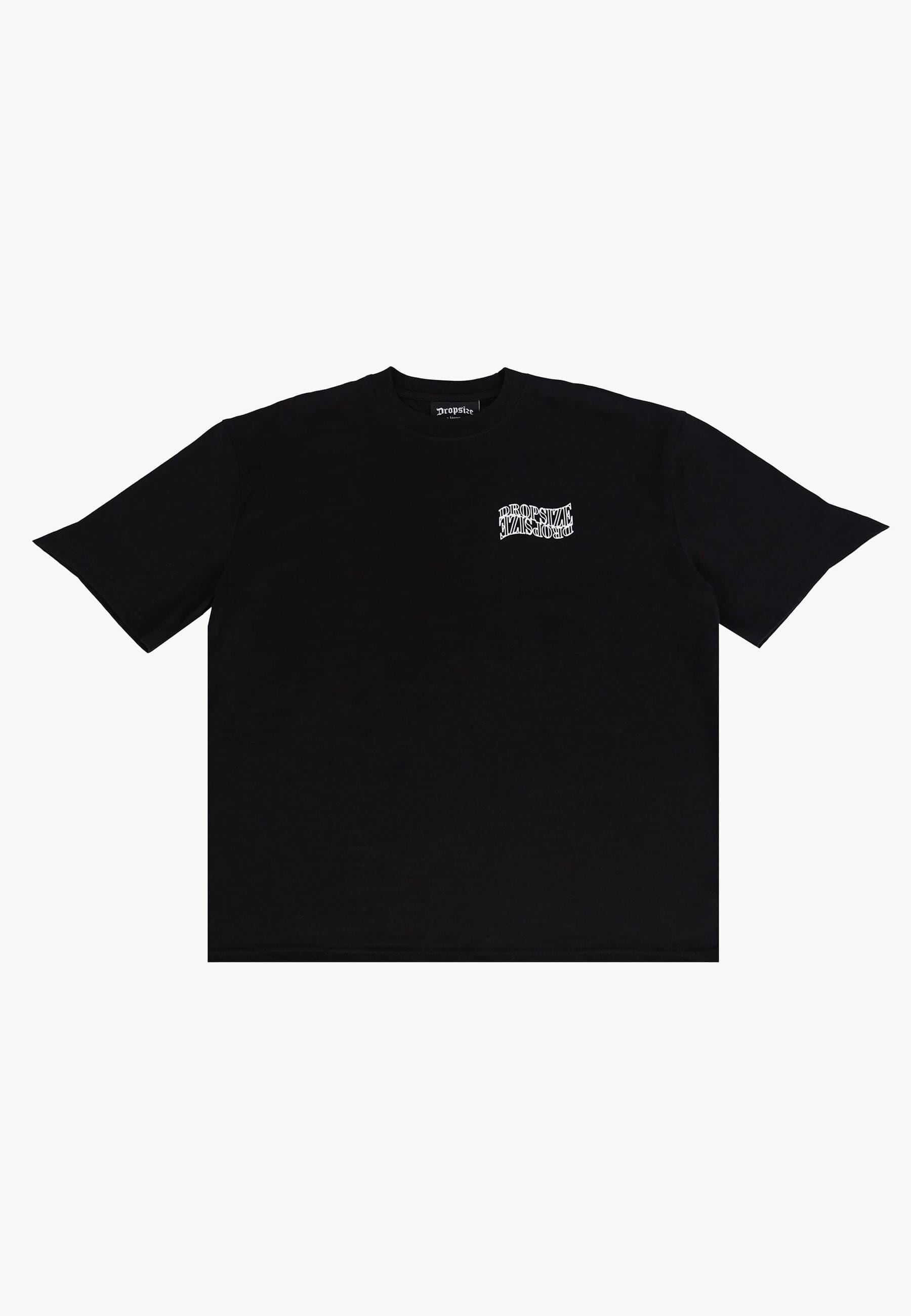 Dropsize T-Shirt "Dropsize HEAVY OVERSIZE MIRRORED LOGO T-SHIRT" 1 Stk. tlg günstig online kaufen
