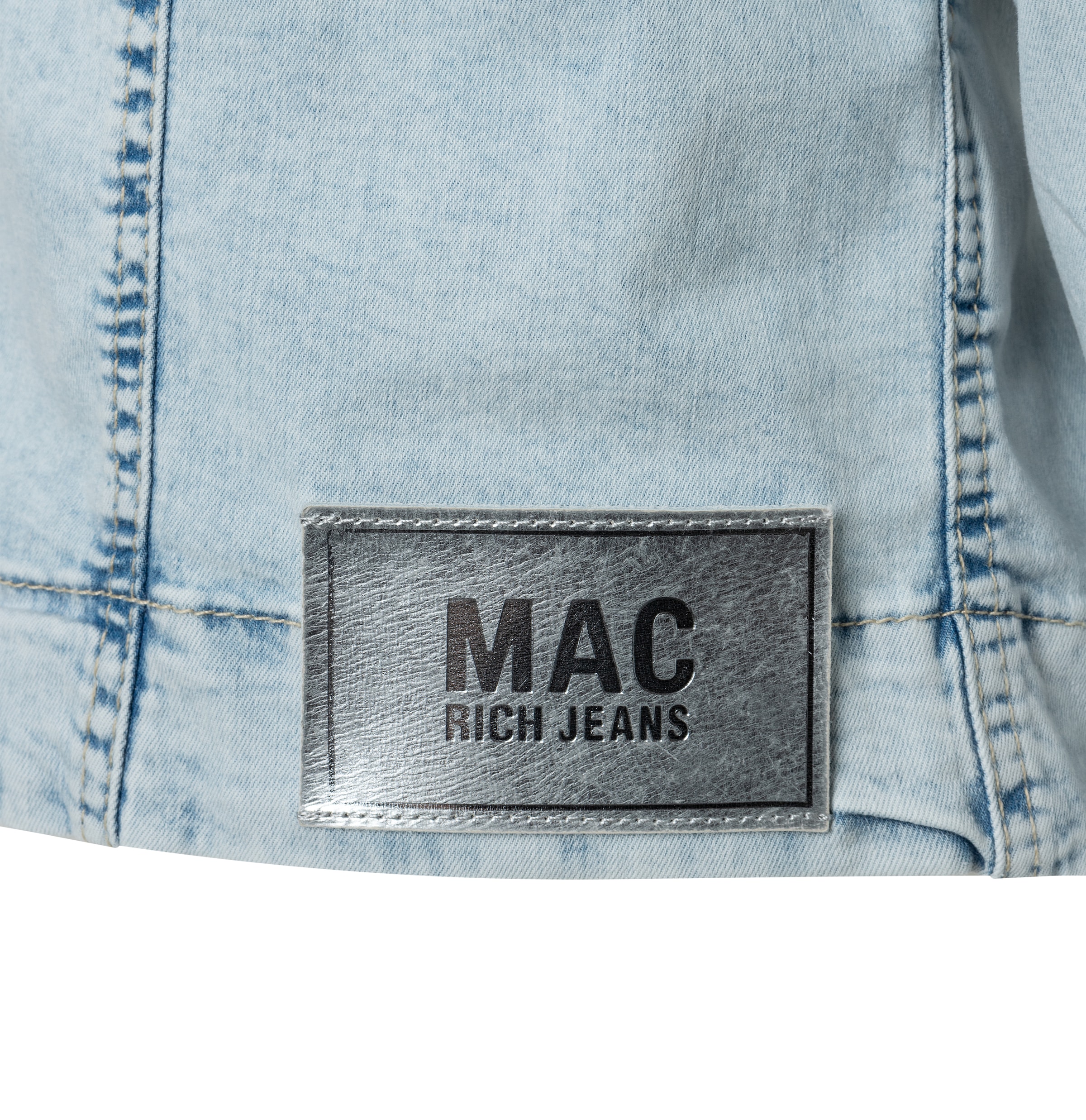 MAC Jeansjacke »RICH JACKET« aus leichter, sommerlicher Denim-Qualität mit hohem Baumwoll-Anteil