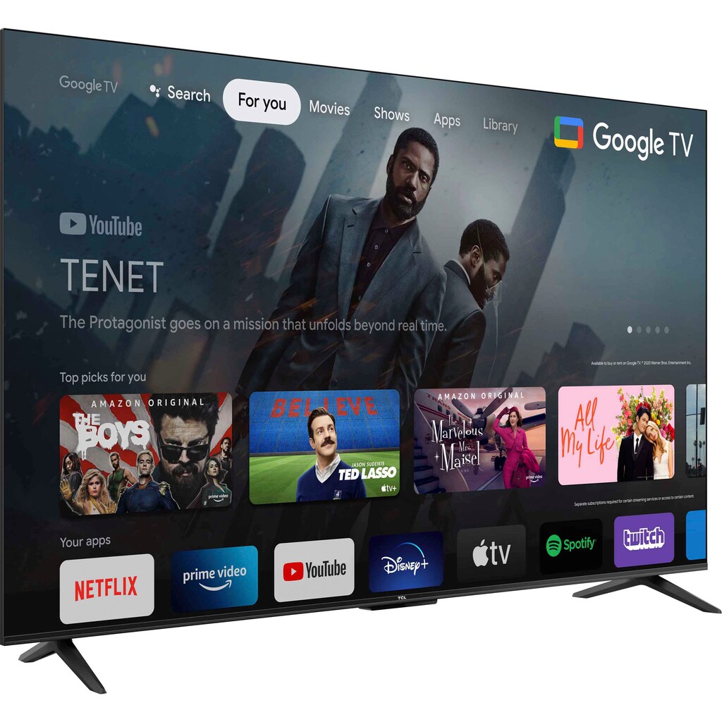 TCL LED-Fernseher »50P631X1«, 126 cm/50 Zoll, 4K Ultra HD, Android TV-Google TV-Smart-TV