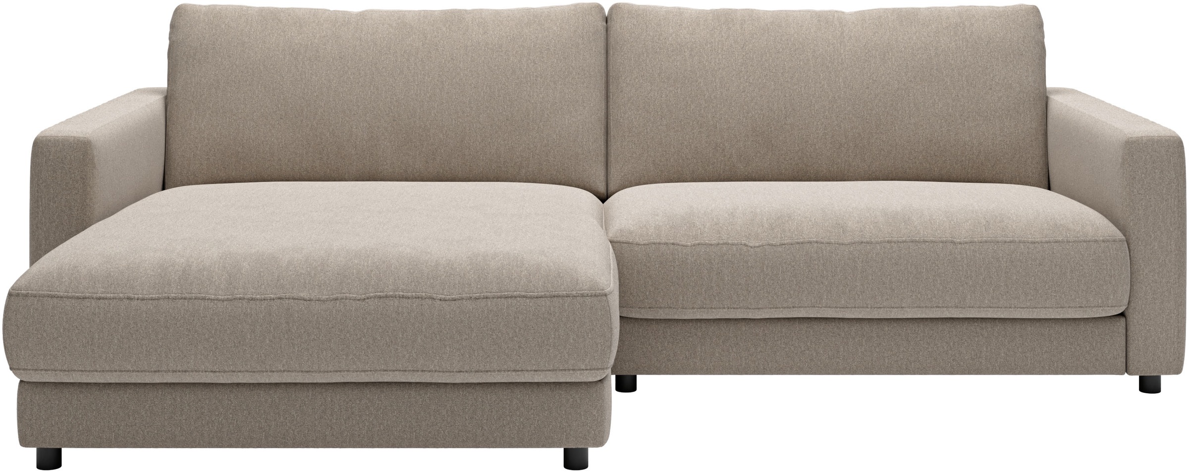 Home affaire Ecksofa "Ecksofa Jiro, L-Form, große Sitztiefe, Breite 265 cm" günstig online kaufen