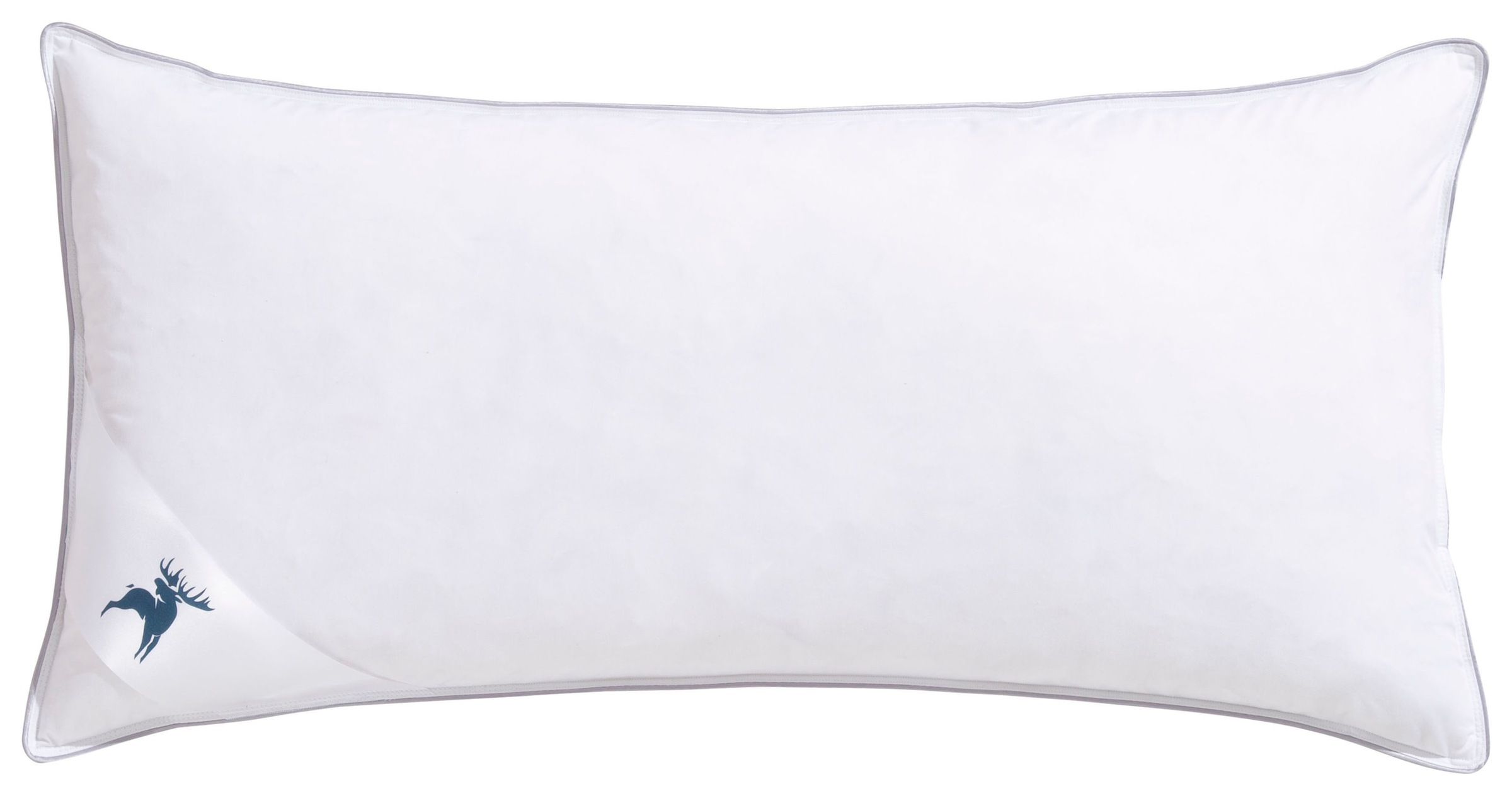 OTTO home Federkopfkissen "Lodiken Kopfkissen 40x80 cm, 80x80 cm" Füllung: Federn Bezug: Baumwolle 1 Stk. tlg. Kissen, DOWNPASS zertifiziert und NOMITE