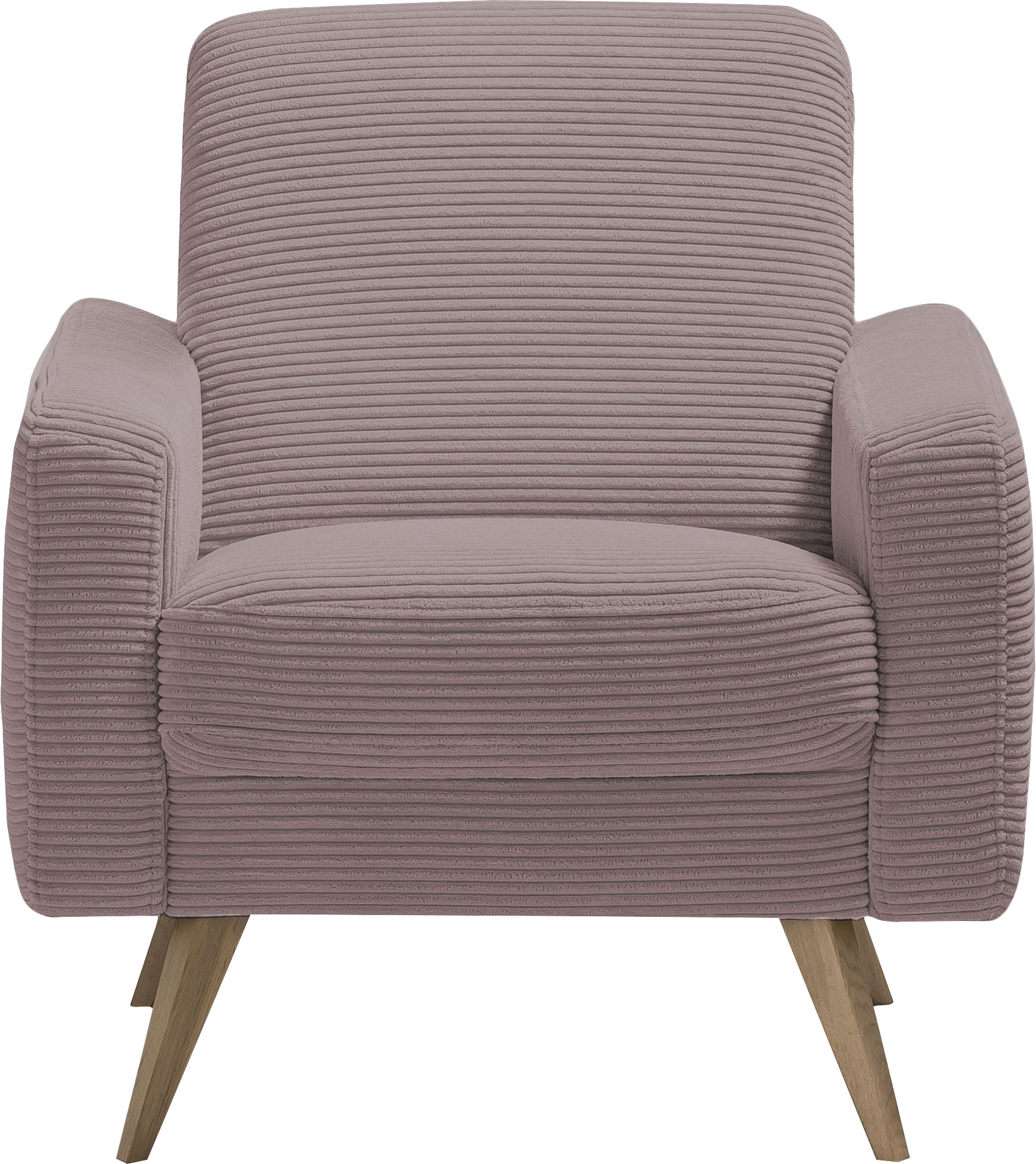 exxpo - sofa fashion Sessel "Samso, Loungesessel" elegant und bequem, aktueller Cord Bezug