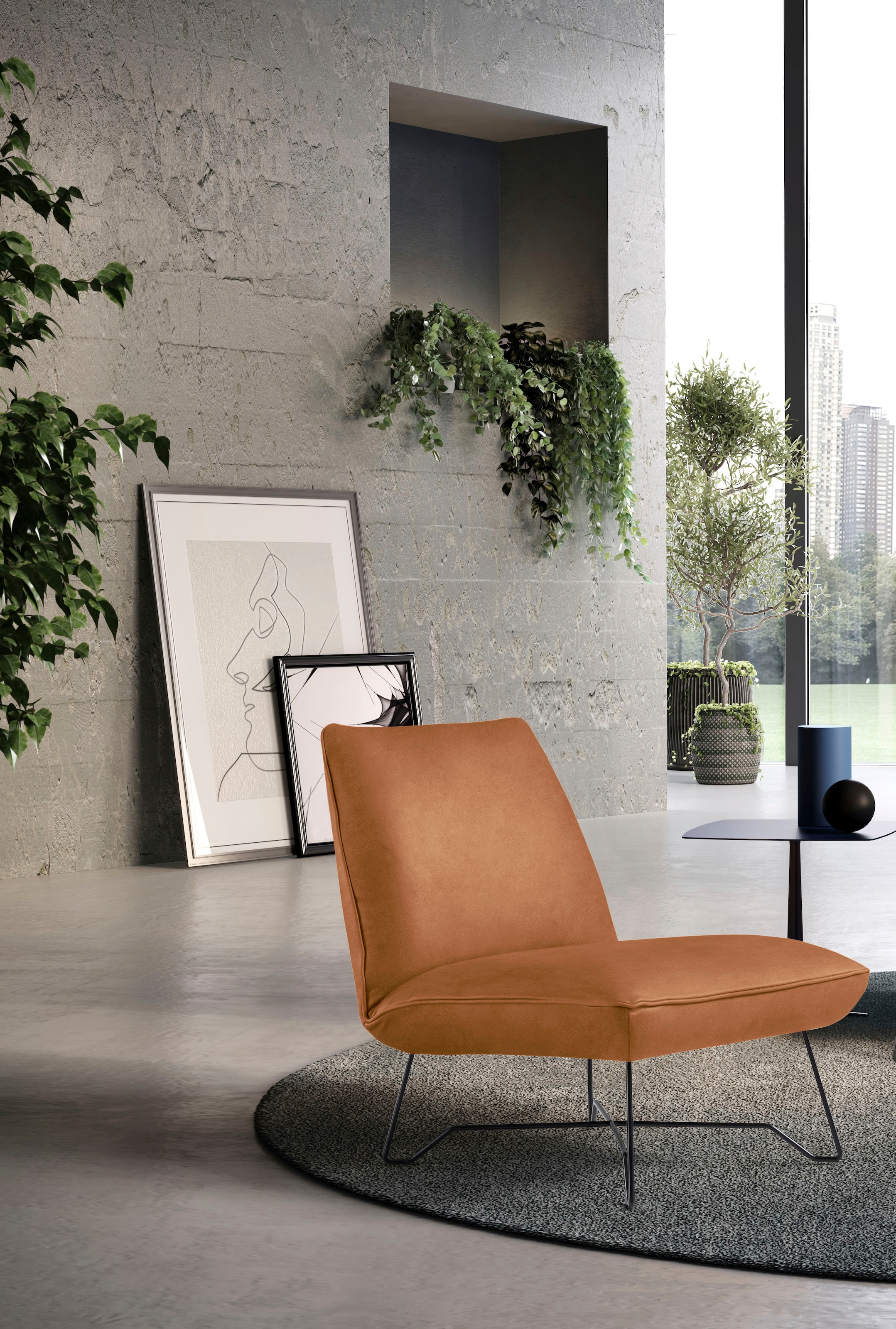 Egoitaliano Sessel »Lia Loungesessel, elegant und stylisch, toller Sitzkomfort«, extravaganter Designsessel, Solitärsessel